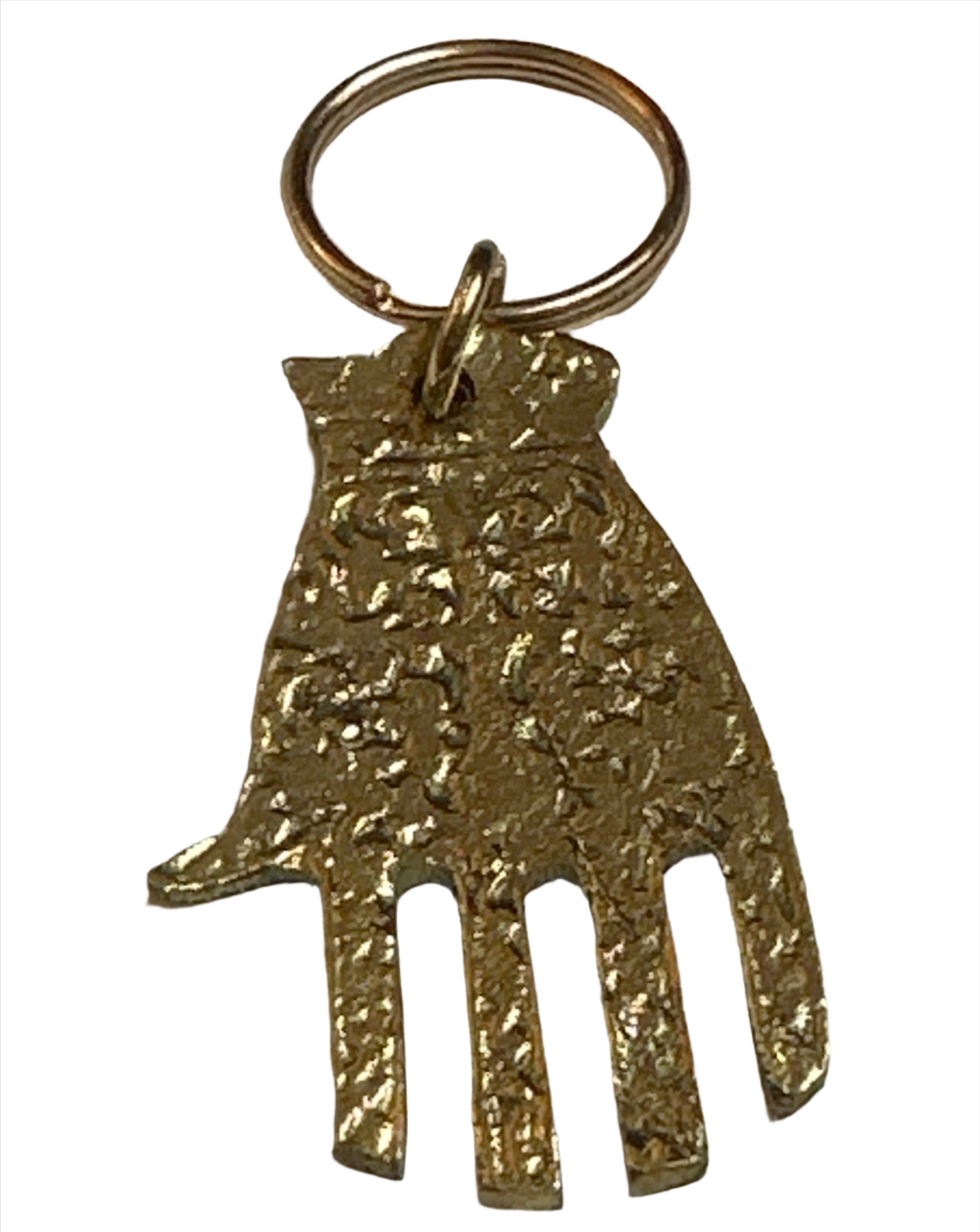 Handmade Brass Keyrings – Protective Symbols
