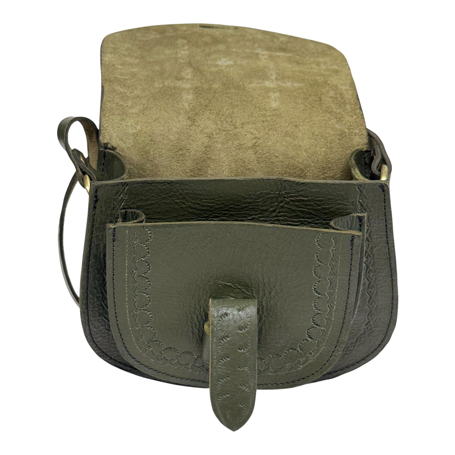 Maya Marteller Leather Saddle Bag