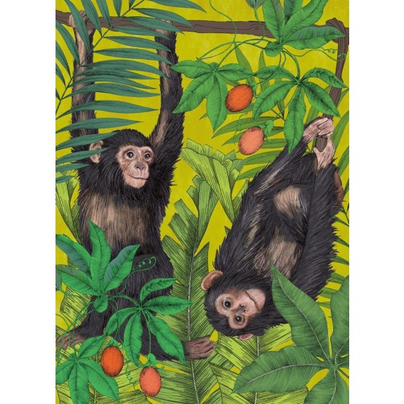 MONKEY BUSINESS Greeting Card