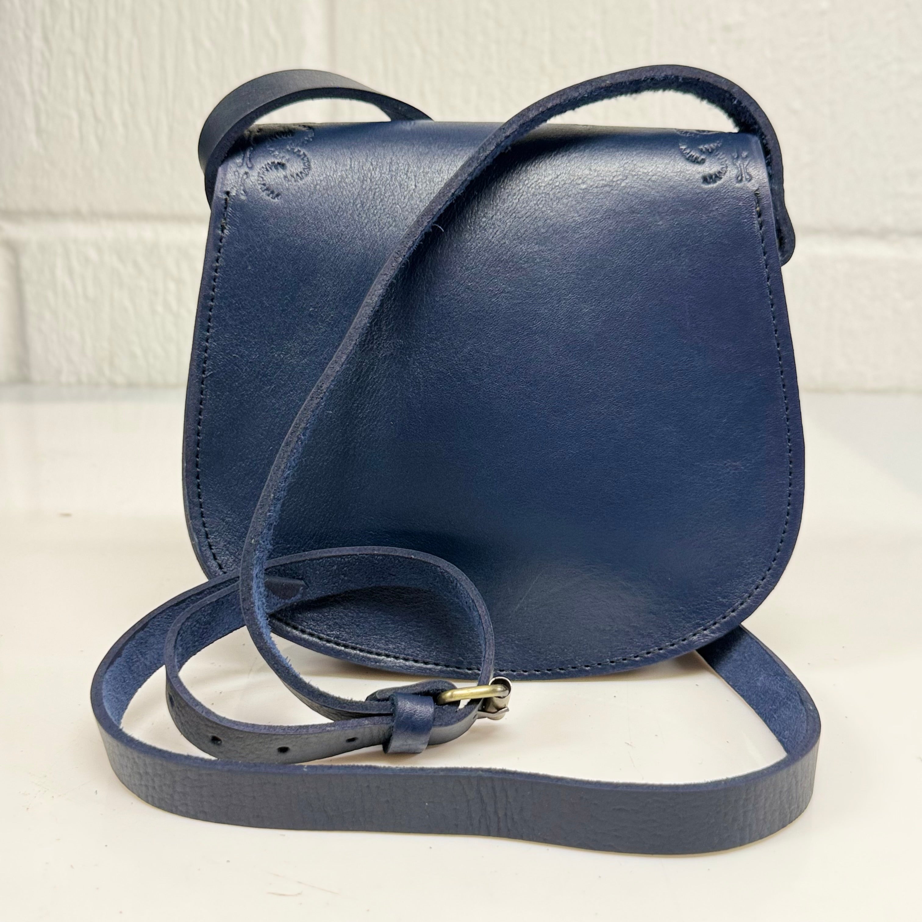 Maya Marteller Leather Saddle Bag