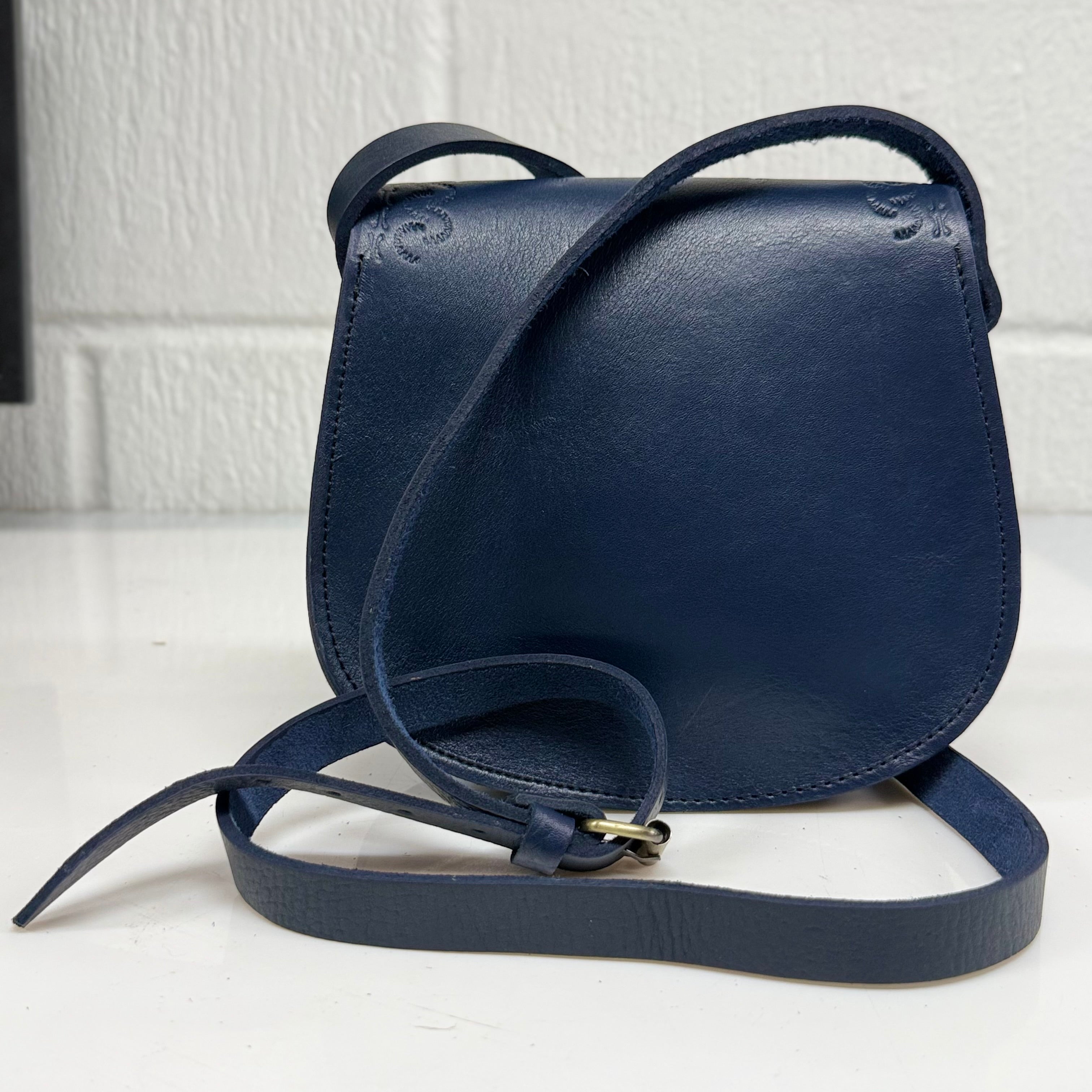 Maya Marteller Leather Saddle Bag