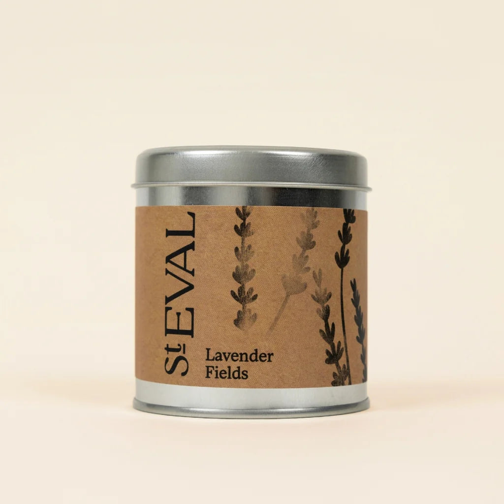 St. Eval Duftkerze aus Blech – Lavendel