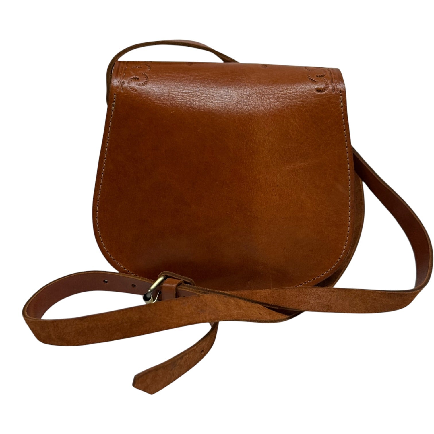 Maya Marteller Leather Saddle Bag