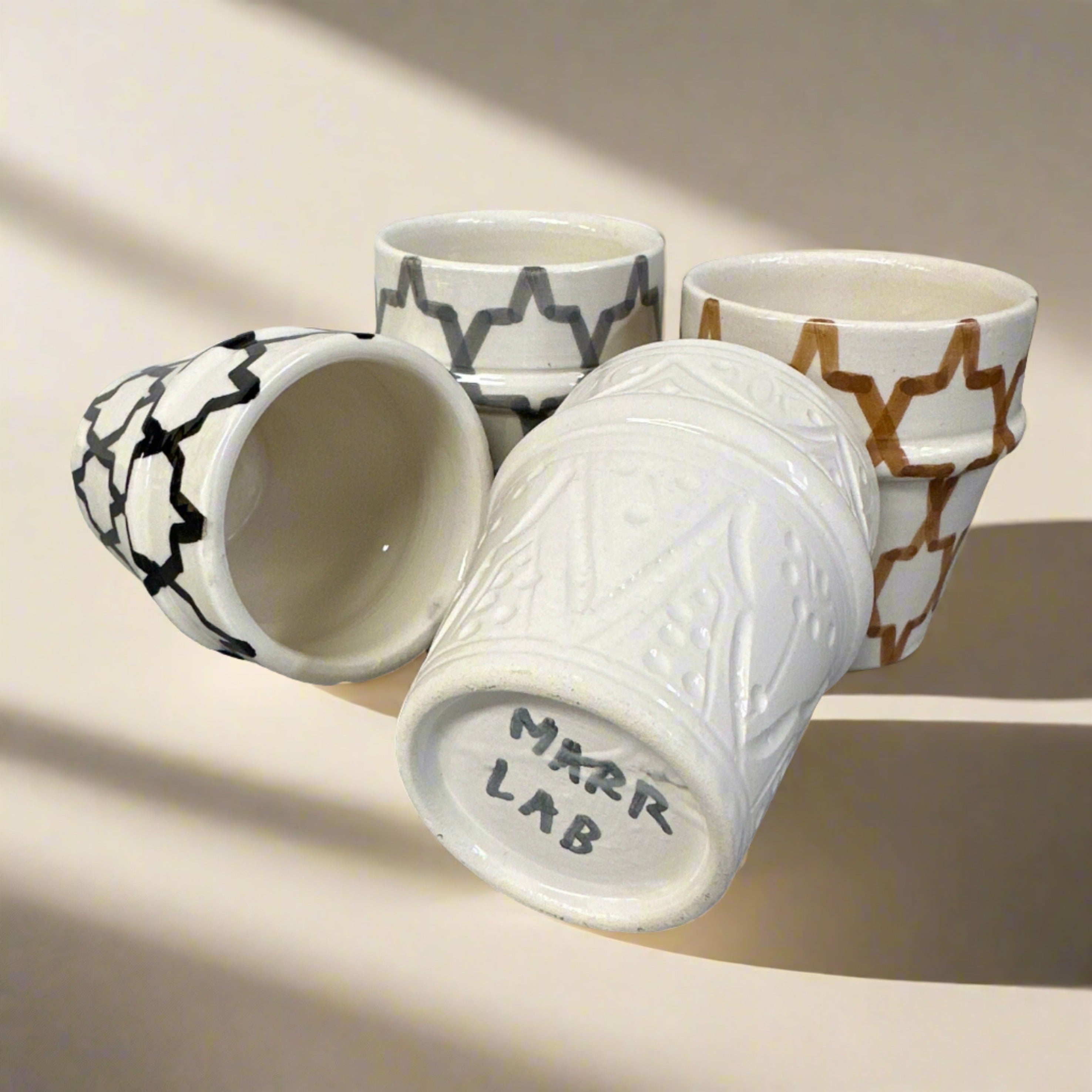 Handcrafted Beldi Ceramic Cup – 6x8cm