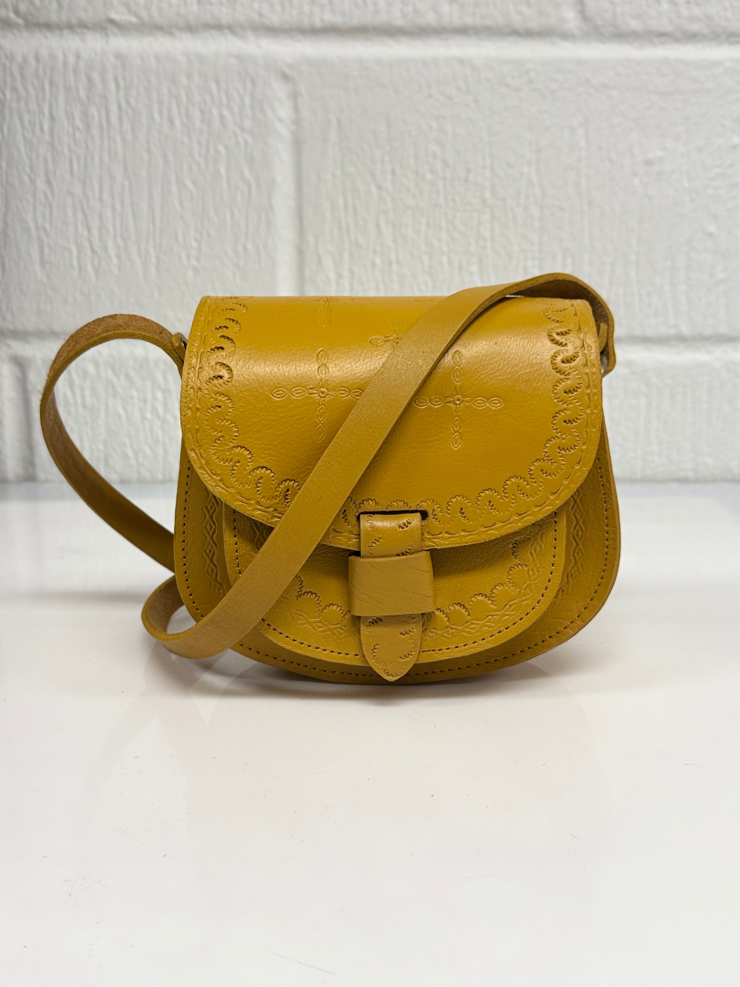 Maya Marteller Leather Saddle Bag