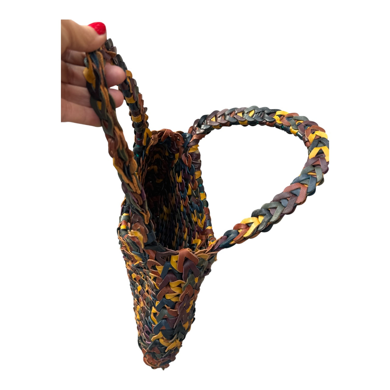 Interlink Leather Shoulder Bag