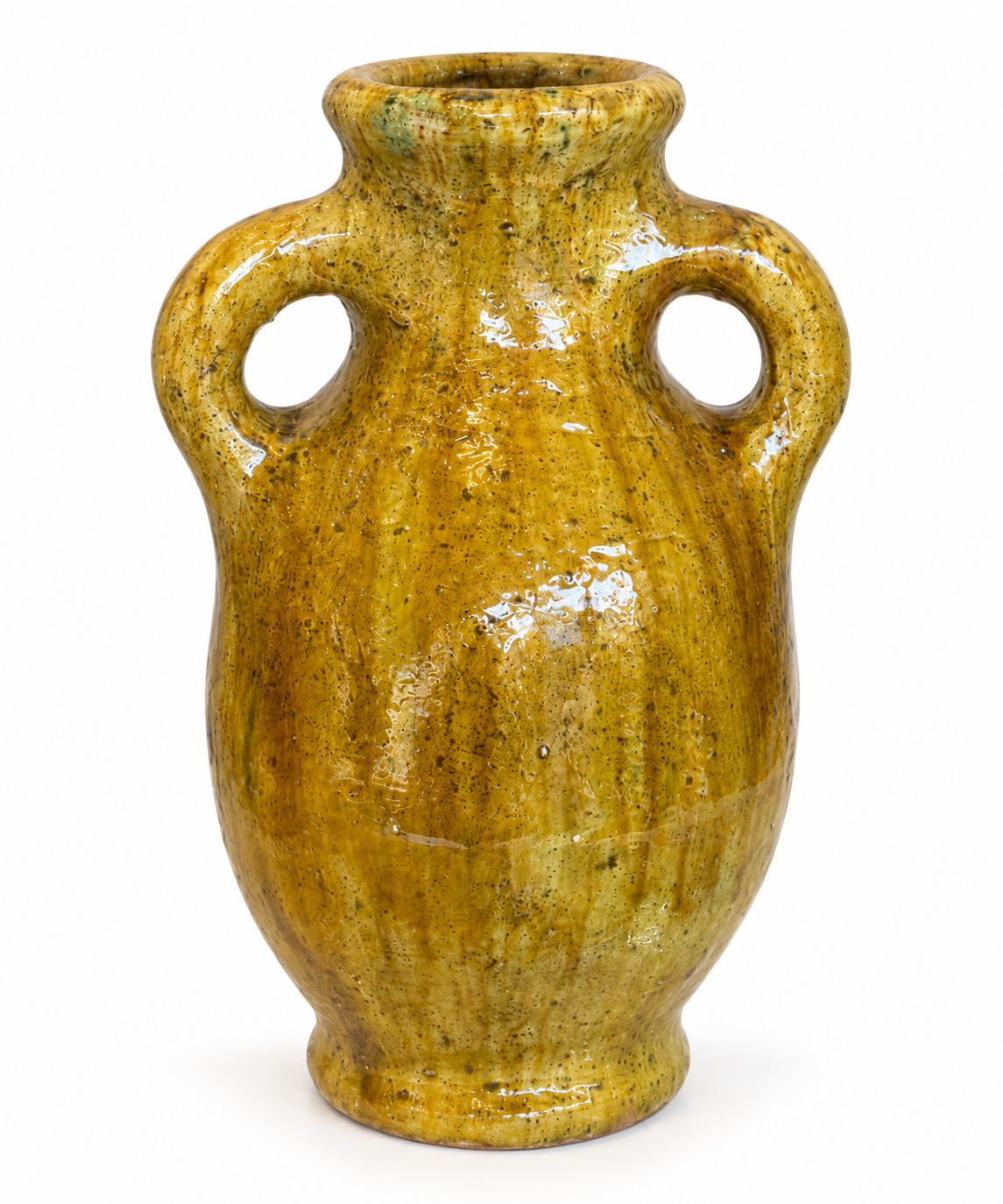 Tamegroute Amphora Pottery Vase – 34cm Handcrafted Decorative Piece
