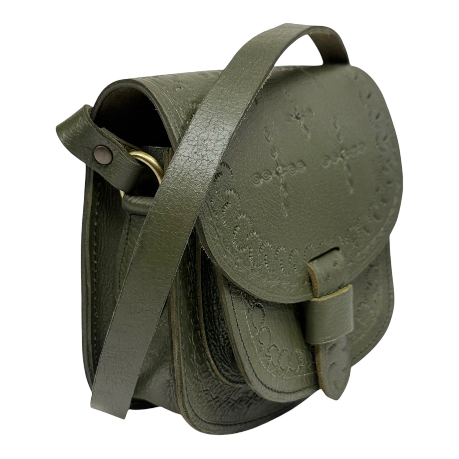 Maya Marteller Leather Saddle Bag