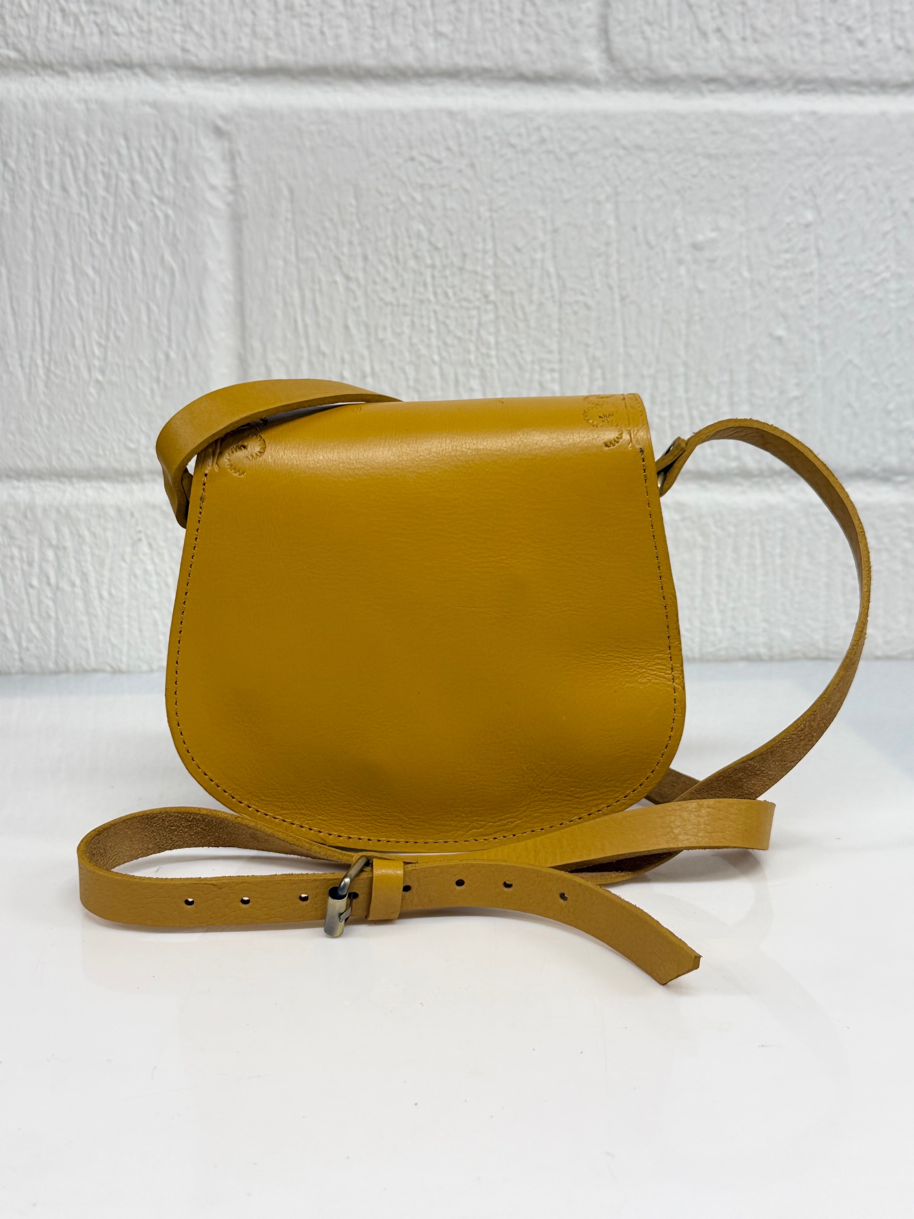 Maya Marteller Leather Saddle Bag