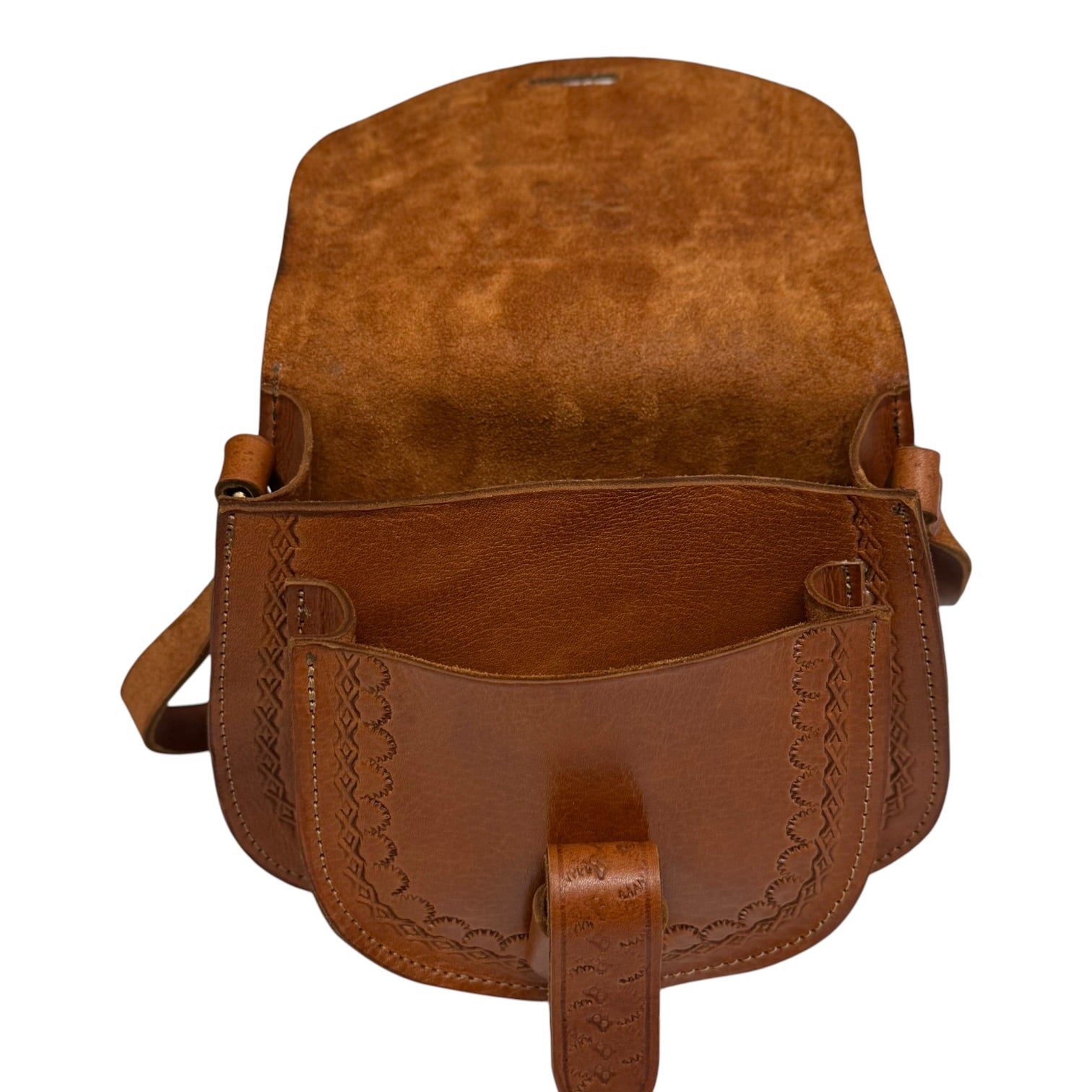 Maya Marteller Leather Saddle Bag
