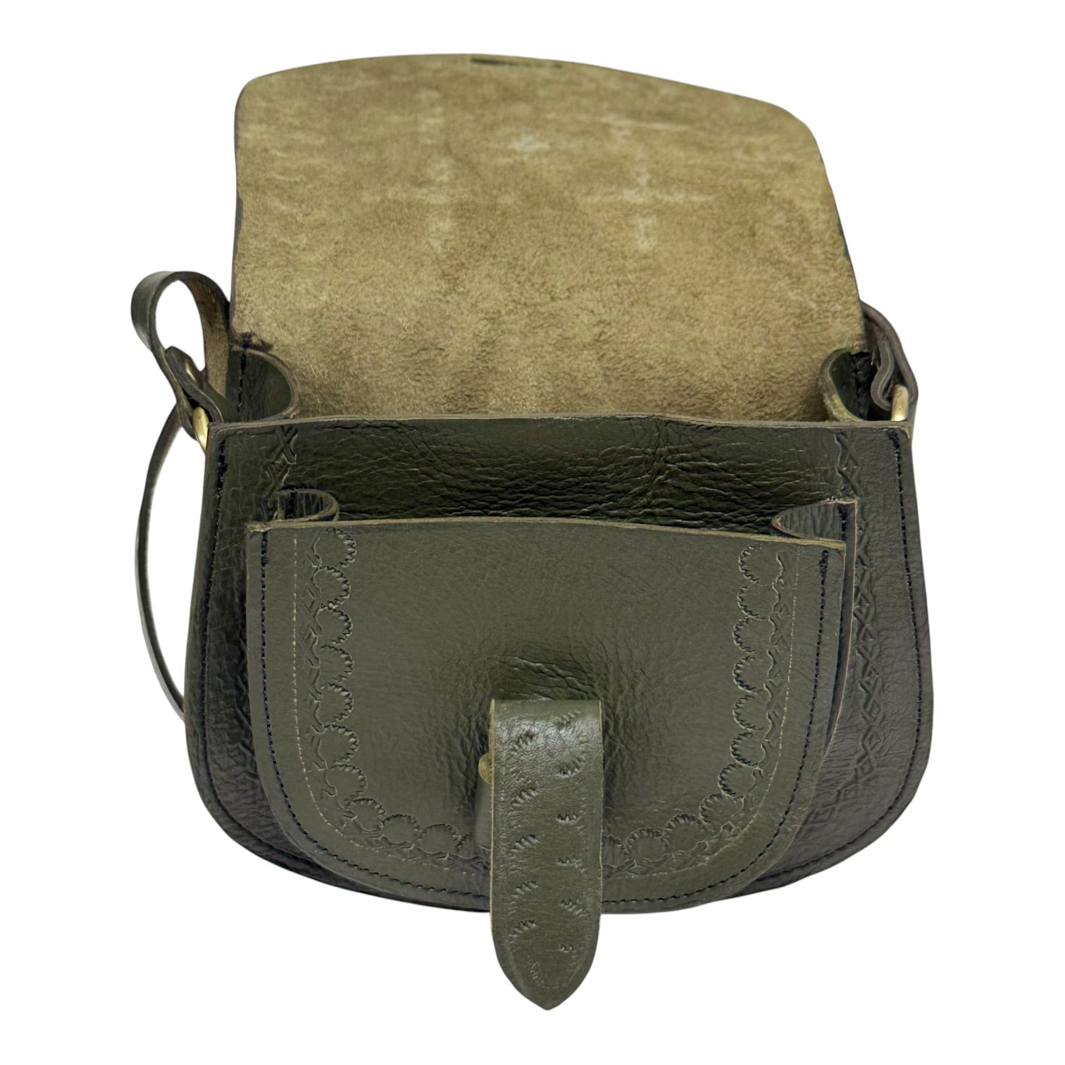 Maya Marteller Leather Saddle Bag