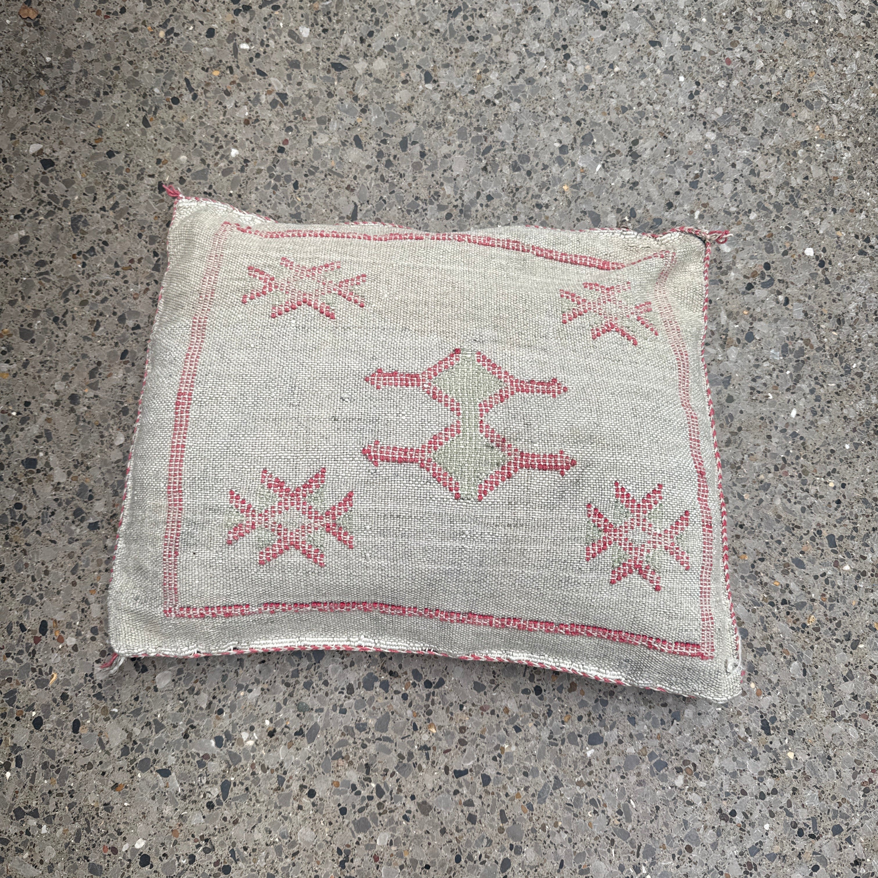 Moroccan Cactus Silk Lumbar Cushion Cover – Grey