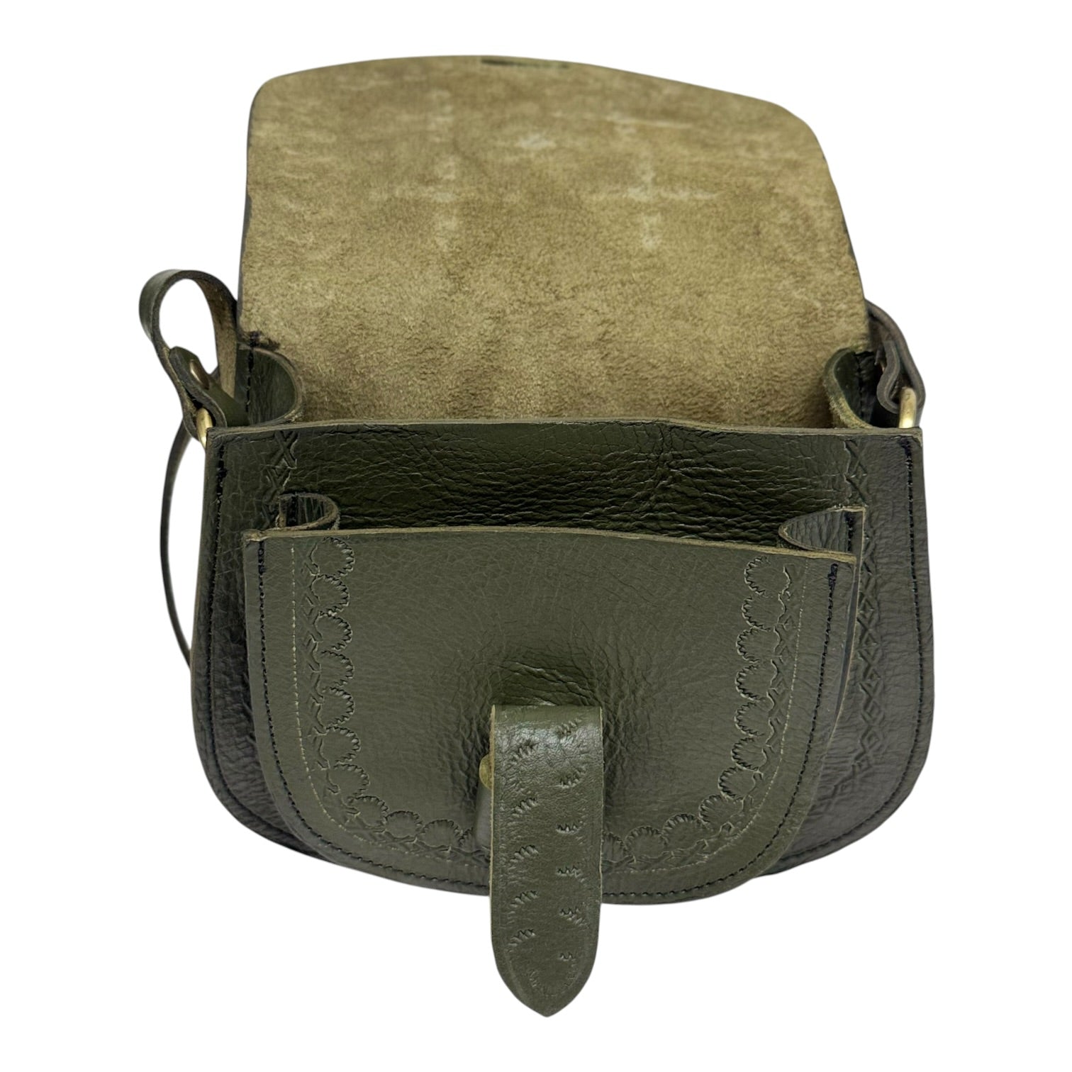 Maya Marteller Leather Saddle Bag