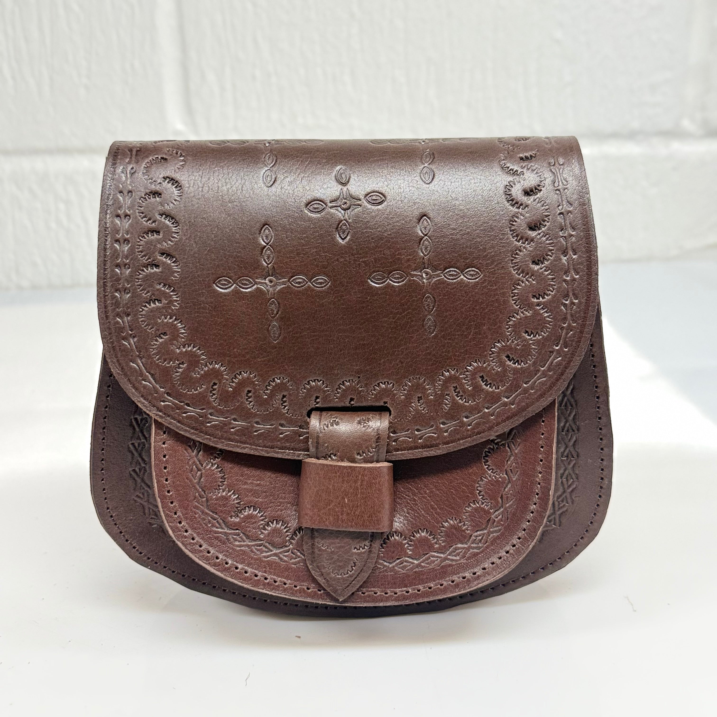 Maya Marteller Leather Saddle Bag