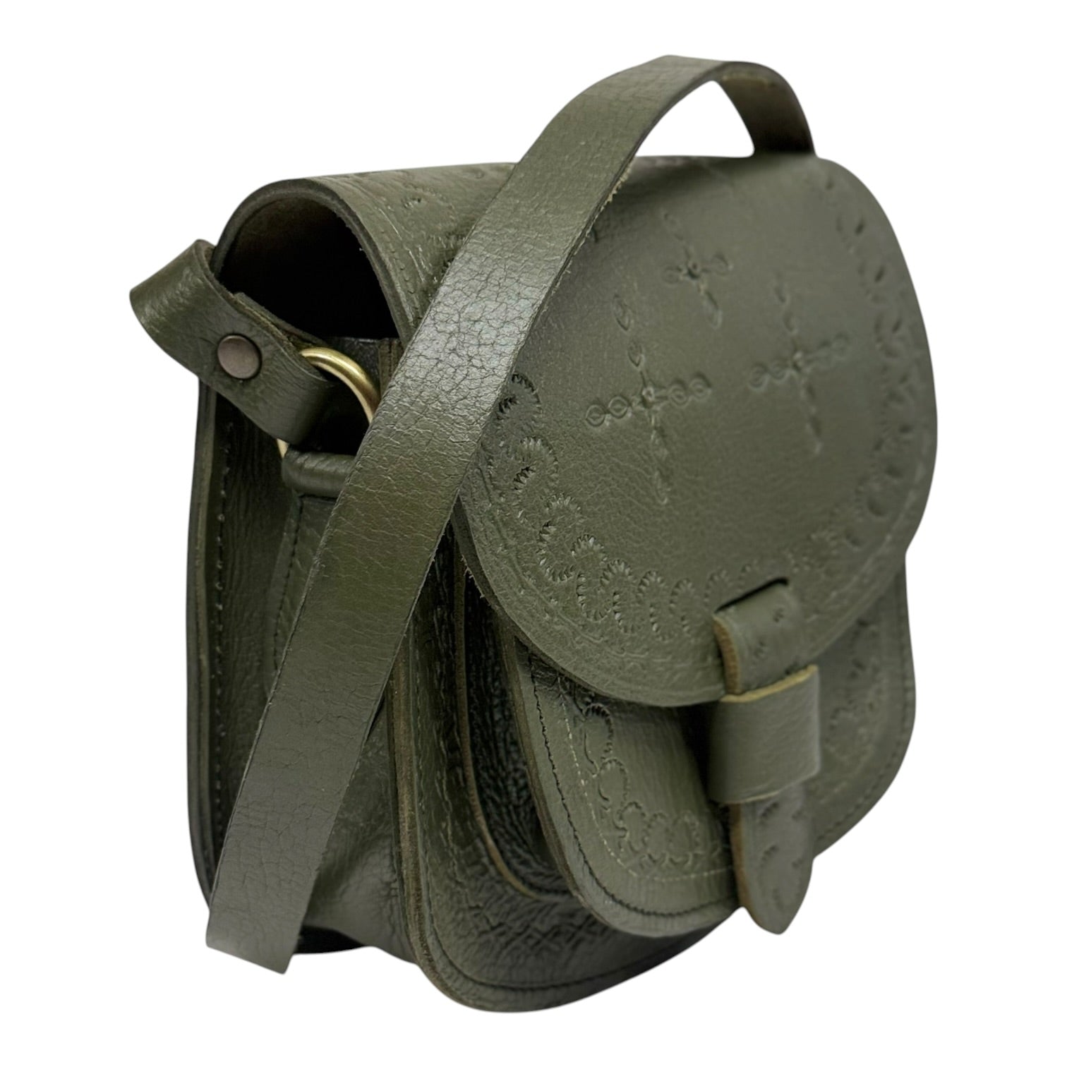 Maya Marteller Leather Saddle Bag