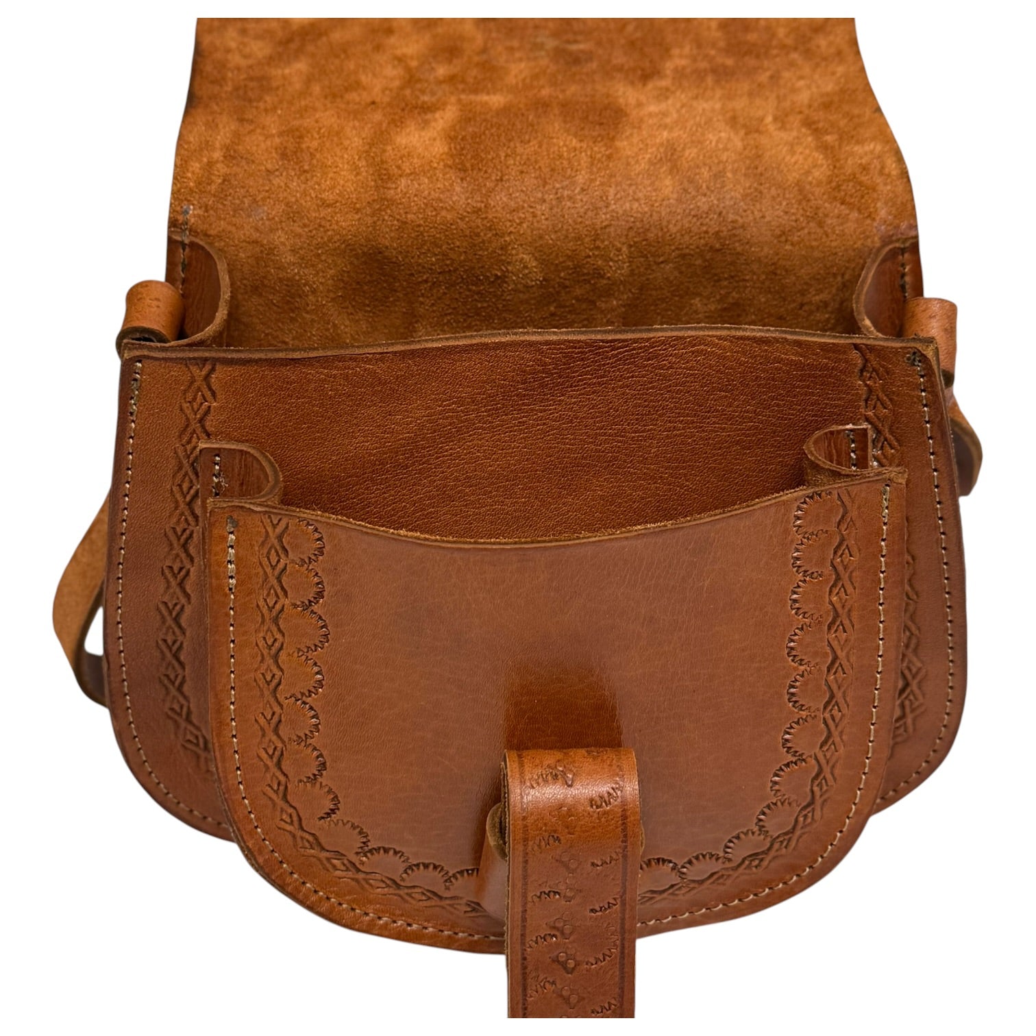 Maya Marteller Leather Saddle Bag