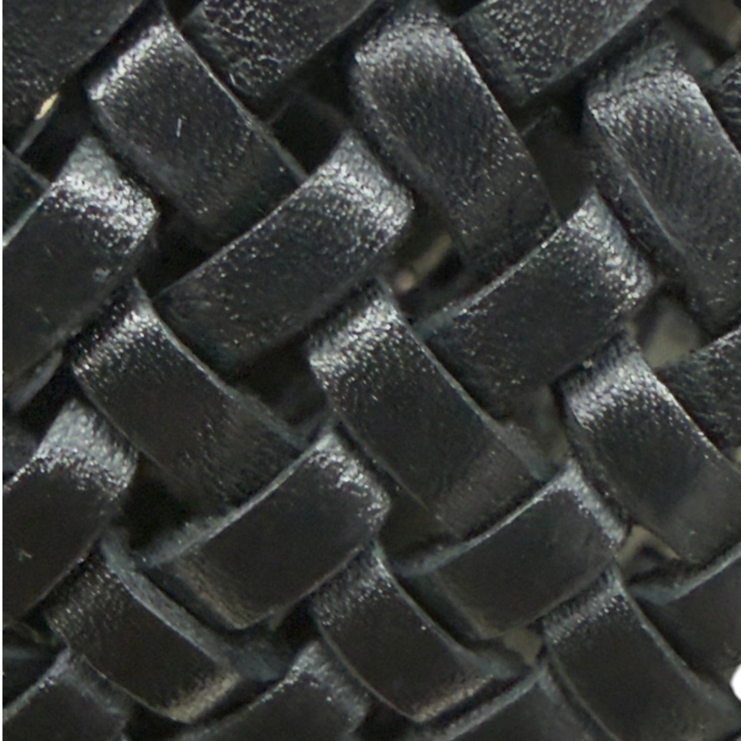 Wide Moroccan Braided Leather Belt with Silver Oval Buckle