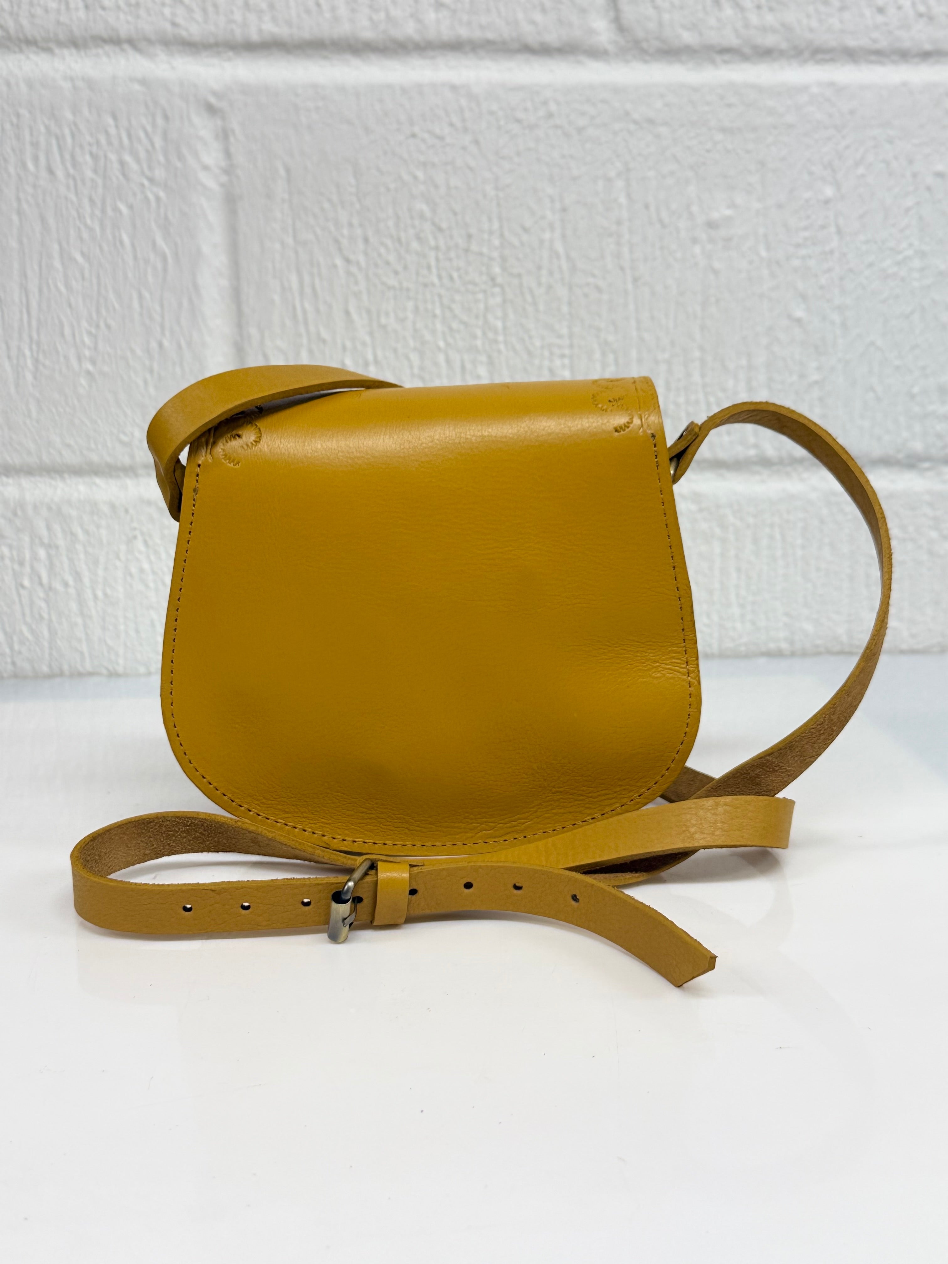 Maya Marteller Leather Saddle Bag