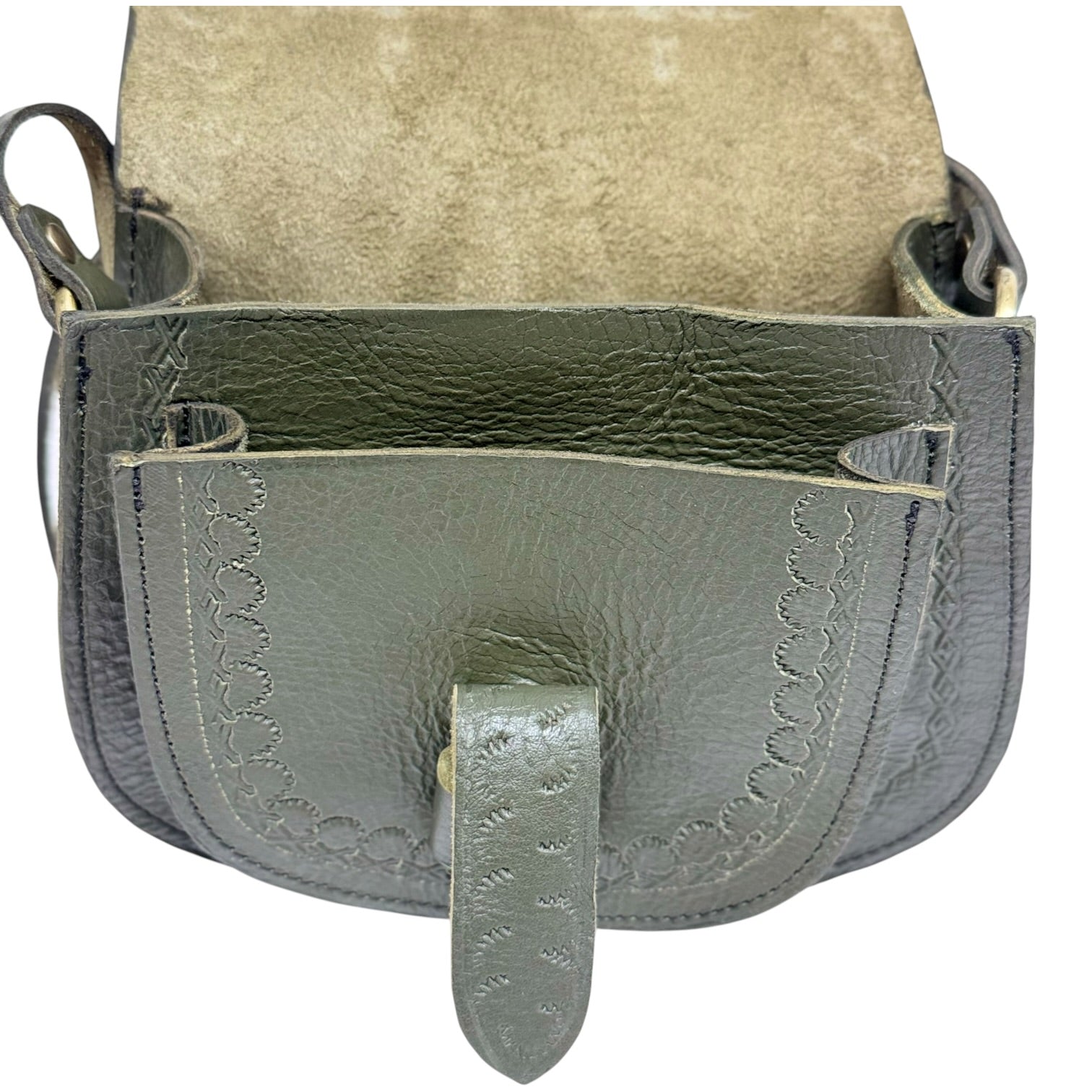 Maya Marteller Leather Saddle Bag