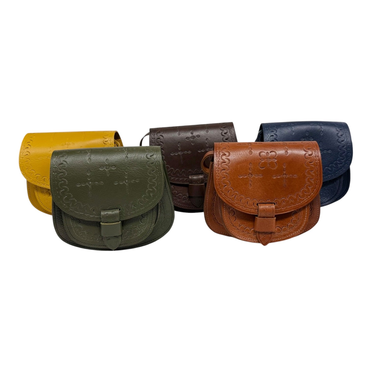 Maya Marteller Leather Saddle Bag