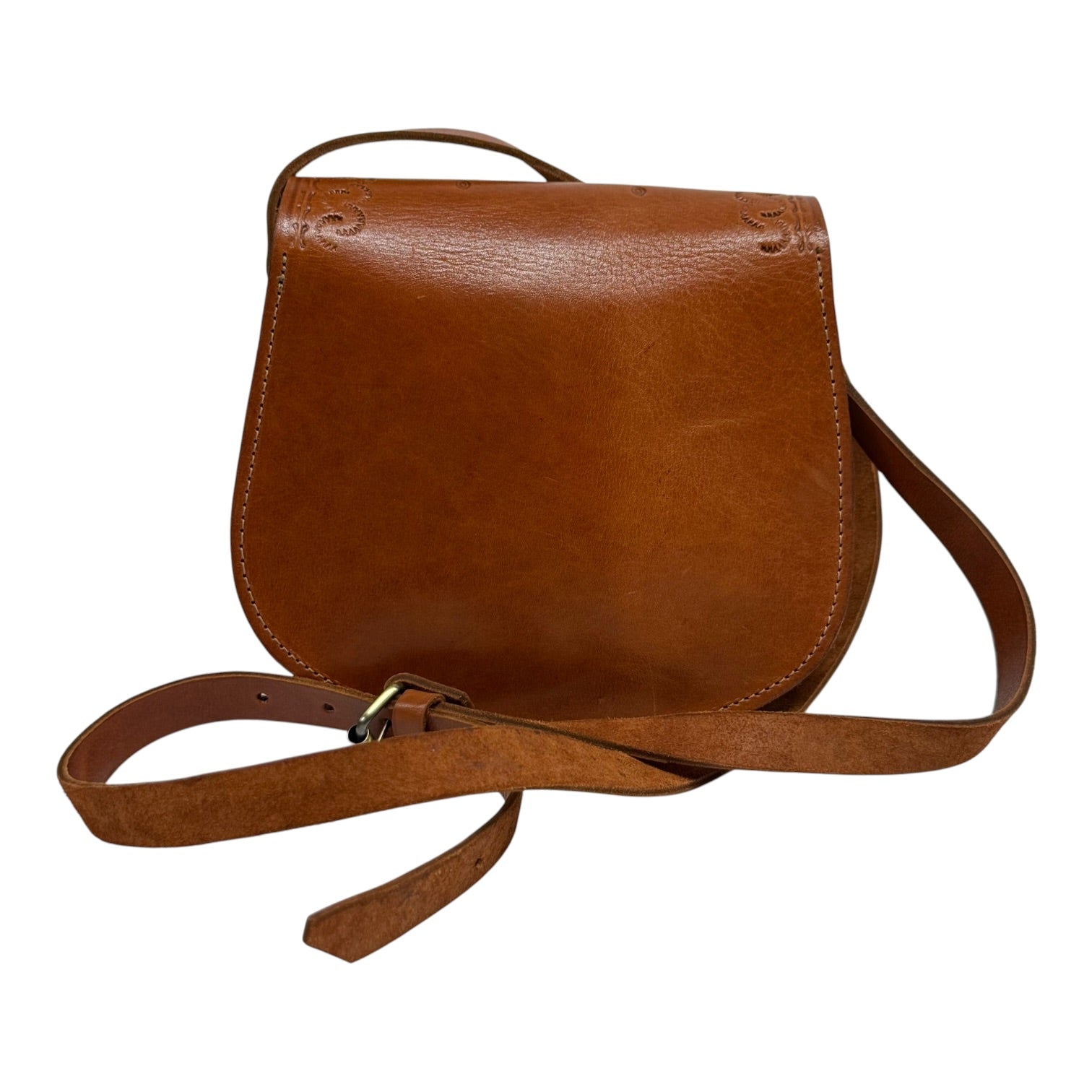 Maya Marteller Leather Saddle Bag