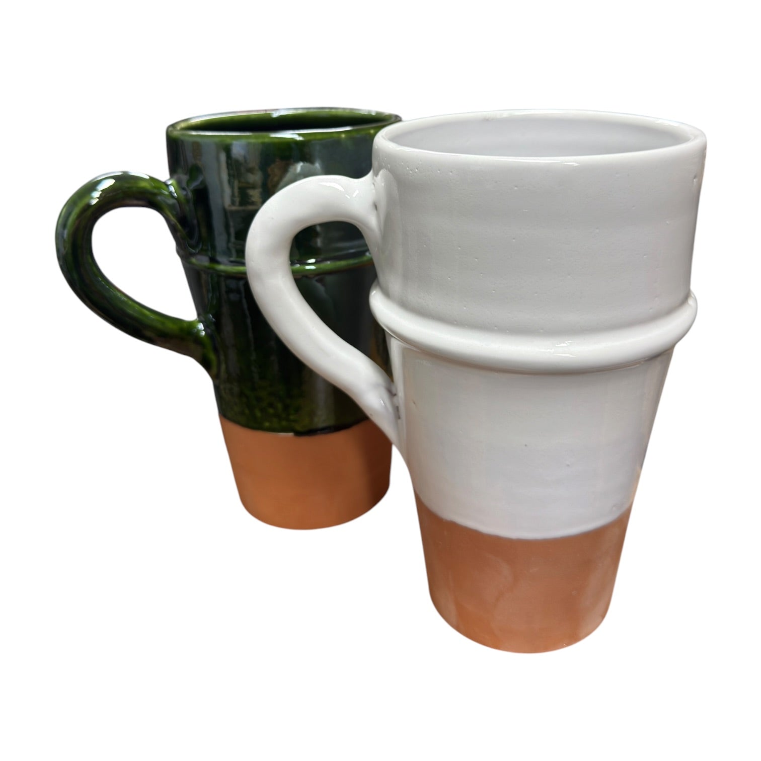 Handmade Half-Glazed Ceramic Beldi Jug & Vase | Artisan Stories