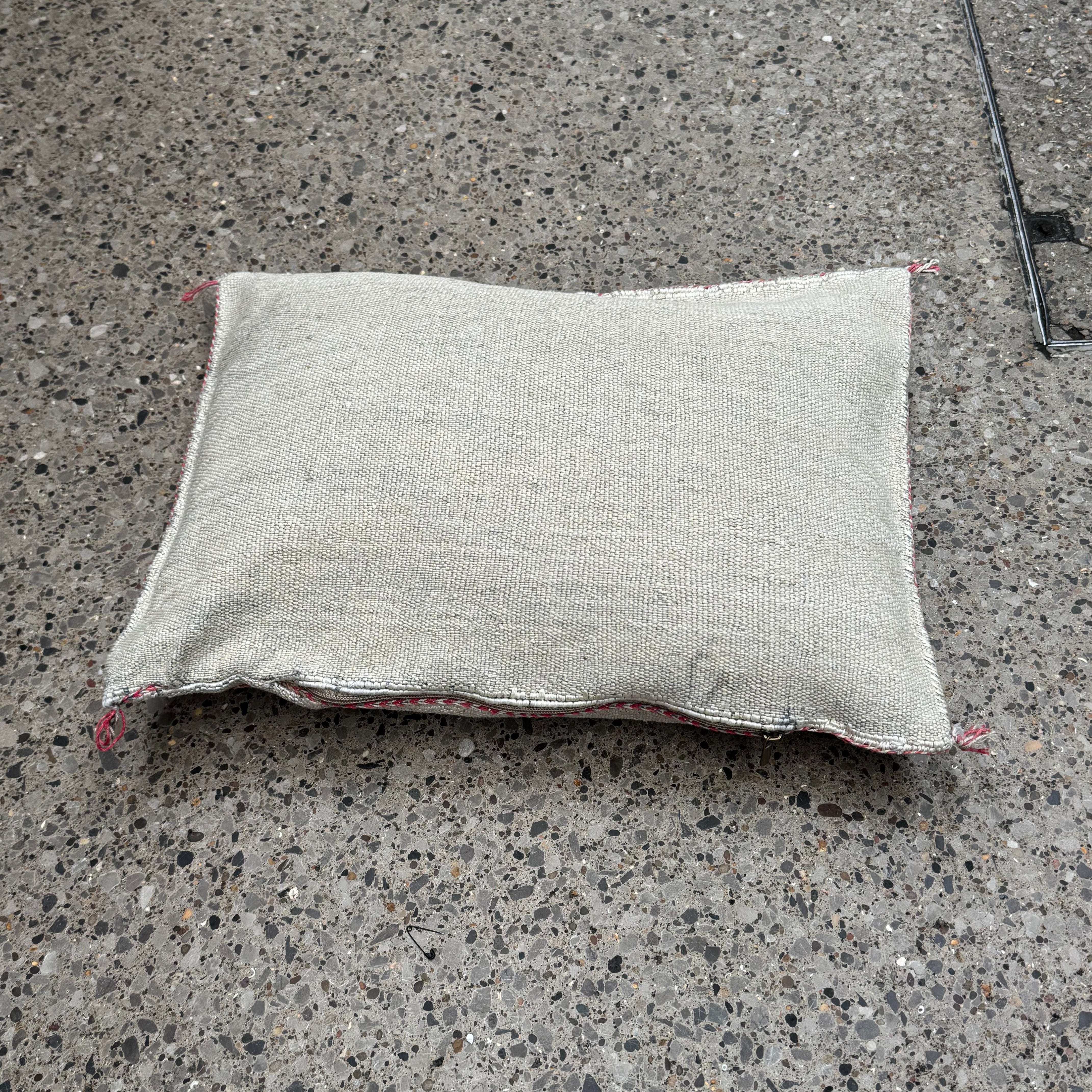 Moroccan Cactus Silk Lumbar Cushion Cover – Grey