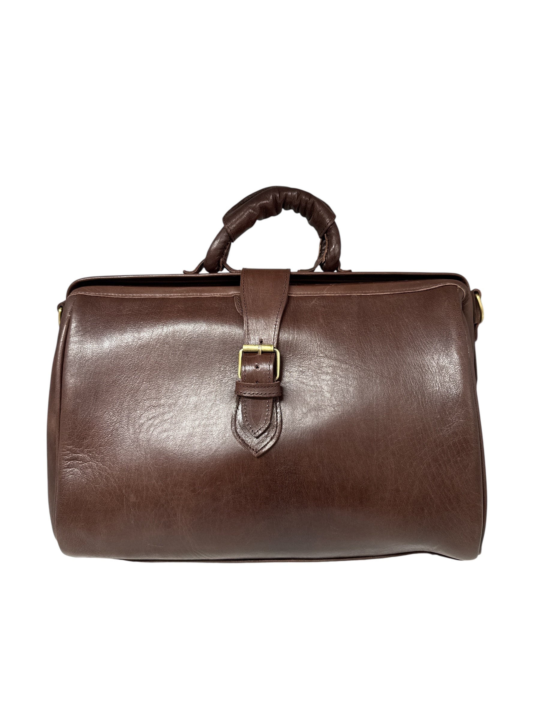 Leather overnight Doctor Bag - Chocolate drack Brown