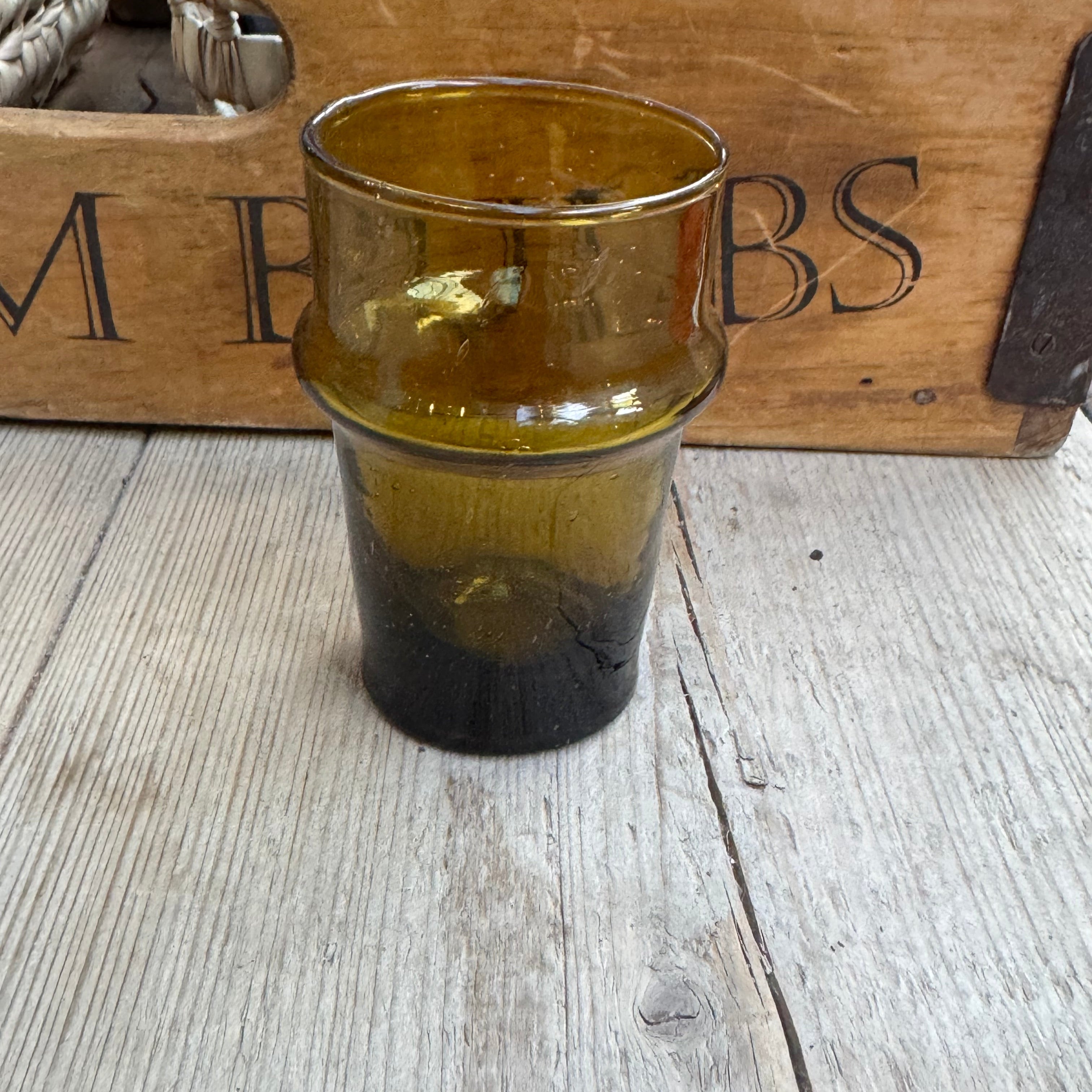 Brown Handcrafted Beldi Glasses