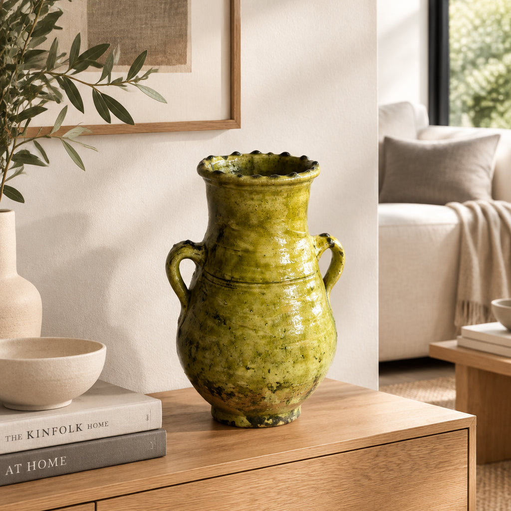 Tamegroute Amphora Pottery Vase – 32 cm