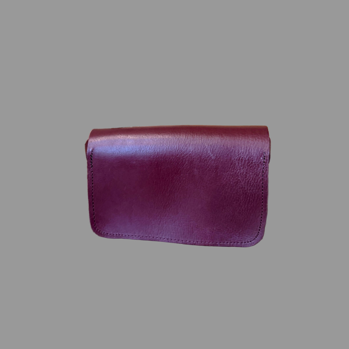 Noah Geldbörse Crossbody – Handgemachtes Vollnarbenleder – Gelb