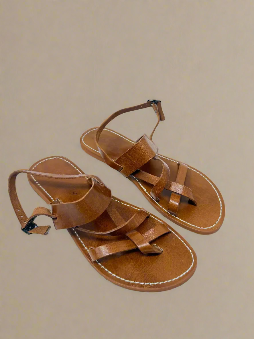 Damen New York Sandalen Tan
