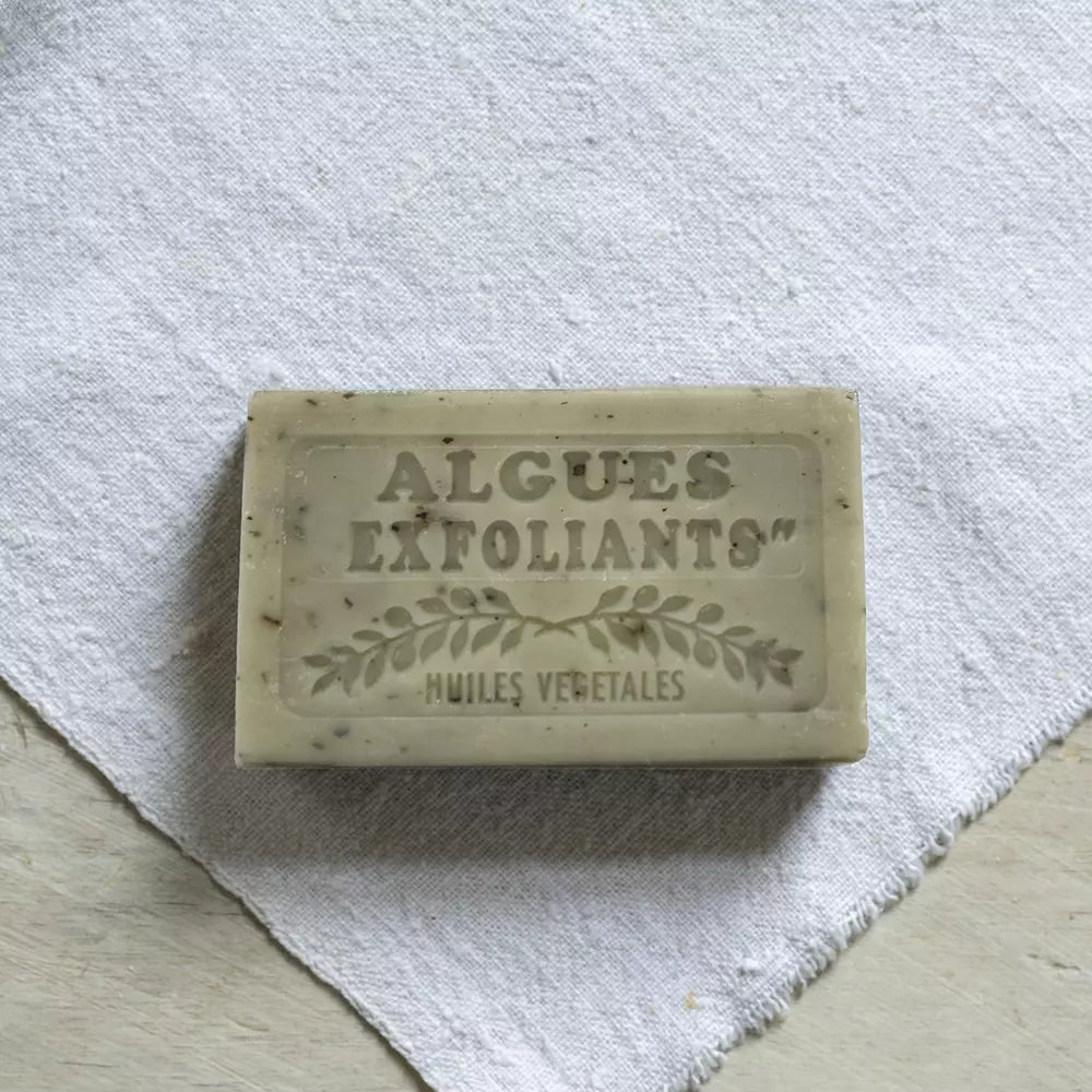 Seaweed Exfoliating Marseille Soap(Algues) – Natural Mineral-Rich Soap Bar