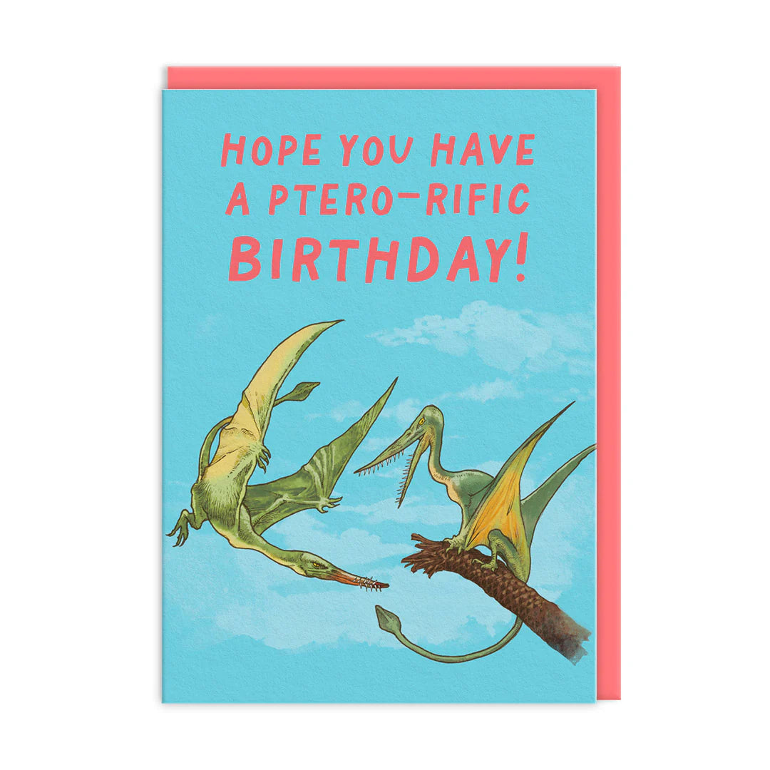 Ptereodactyl Greeting Card