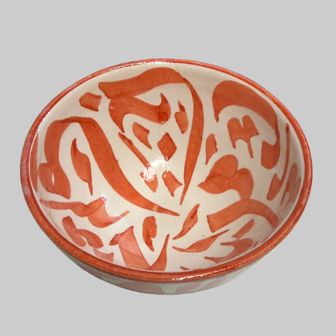 Arabic Calligraphic Design Ceramic Bowl – Handpainted (Small / Medium / Large)