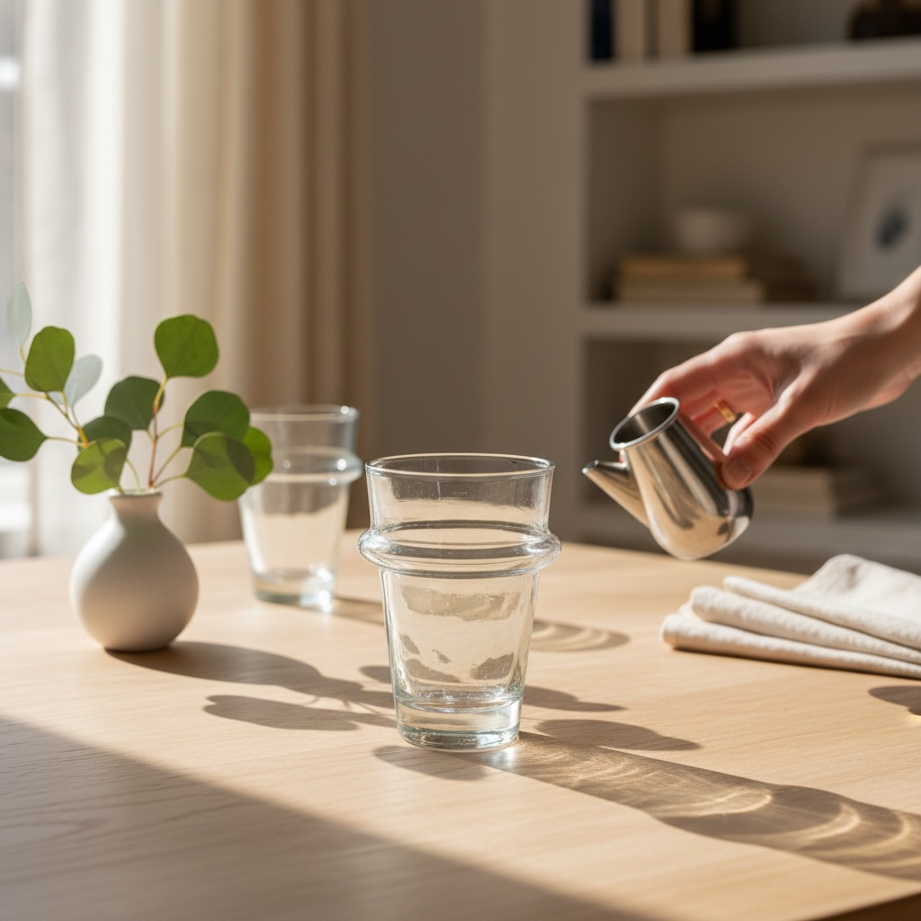 Handcrafted Moroccan Beldi Glasses – Clear Recycled Glass (Small & Medium)