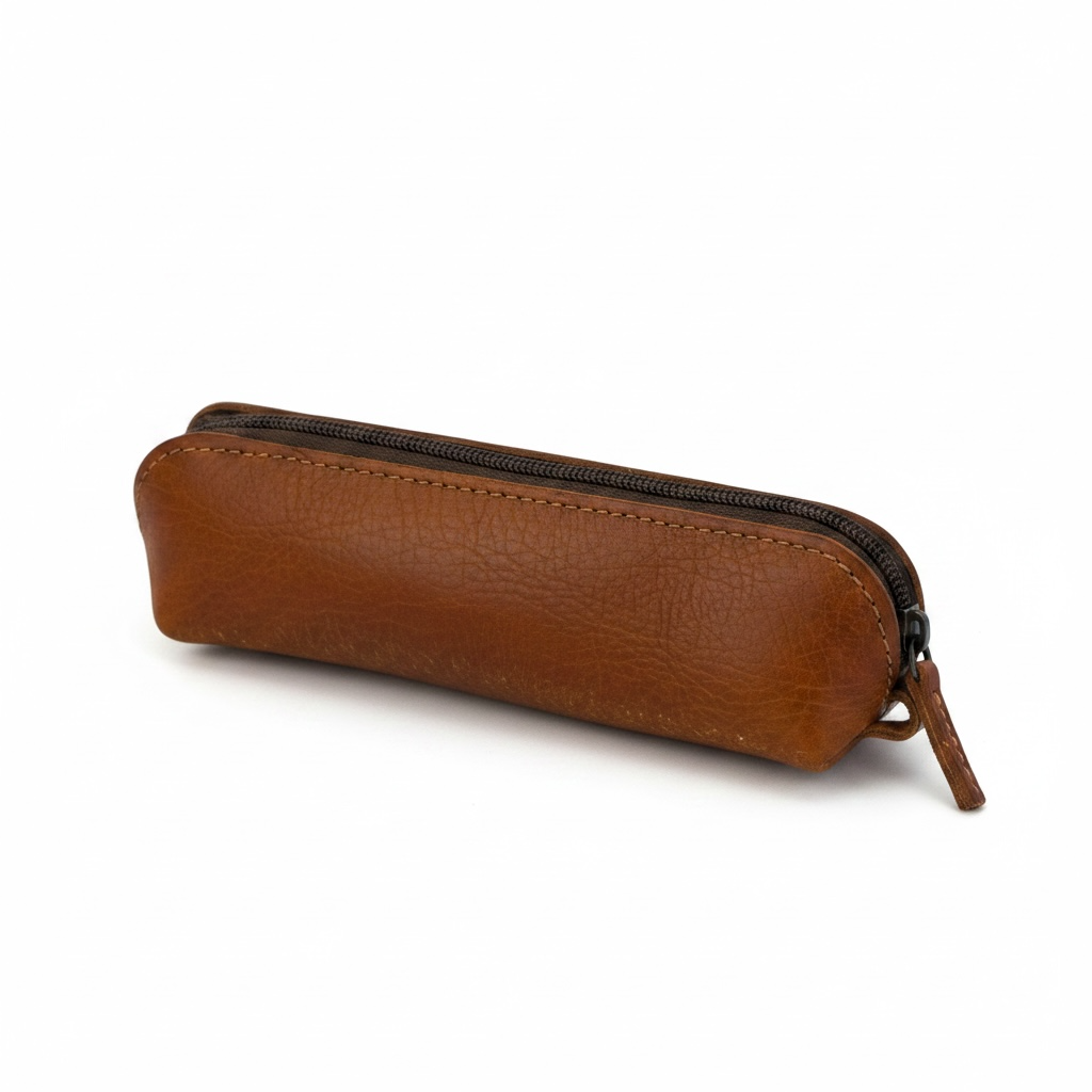 Handcrafted Leather Pencil Case – Artisan Made