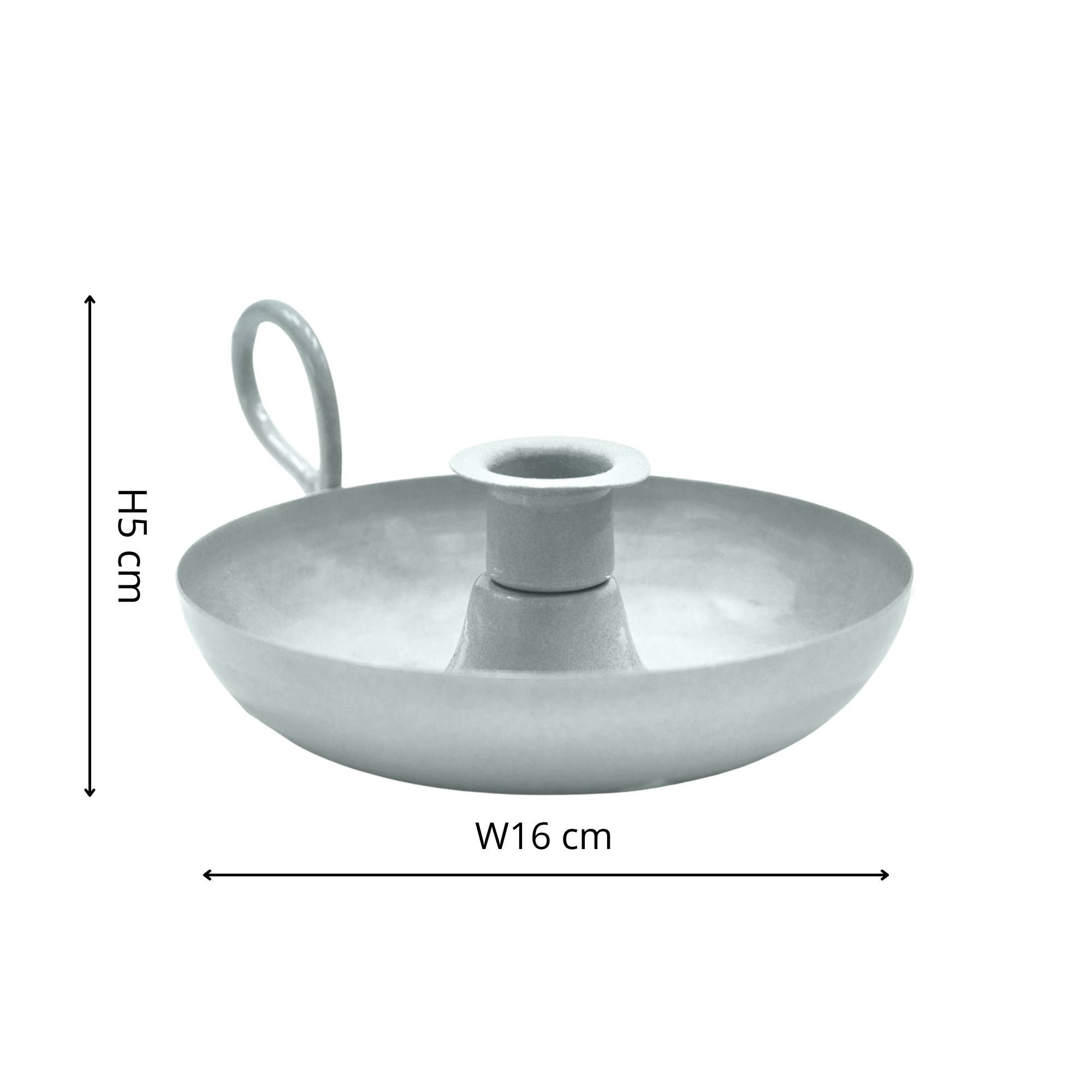 Wee Willy Winky Metal Candle Holder – Apricot or Grey