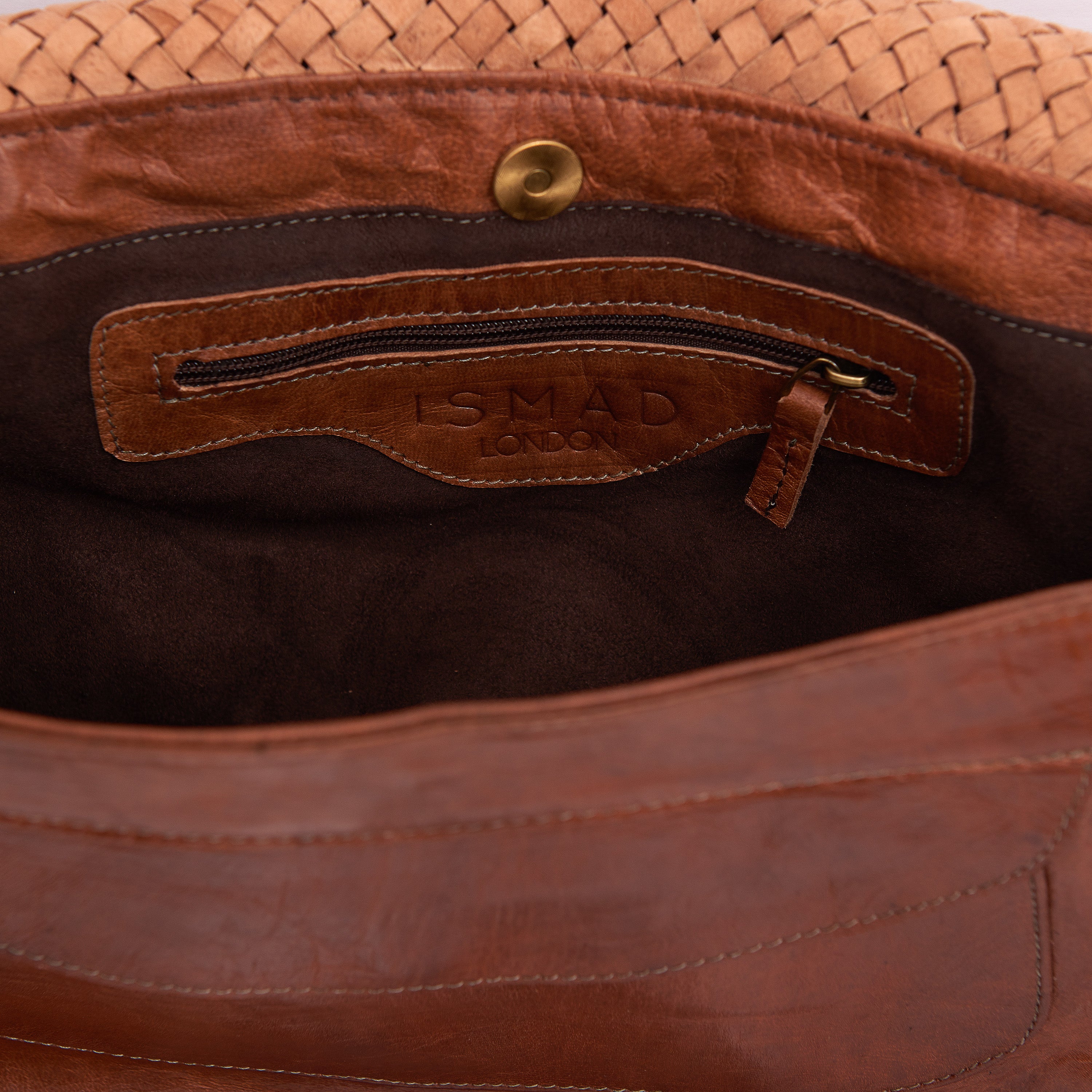 Handwoven Moroccan Leather Fringe Messenger Bag – Bohemian Crossbody & Shoulder Bag