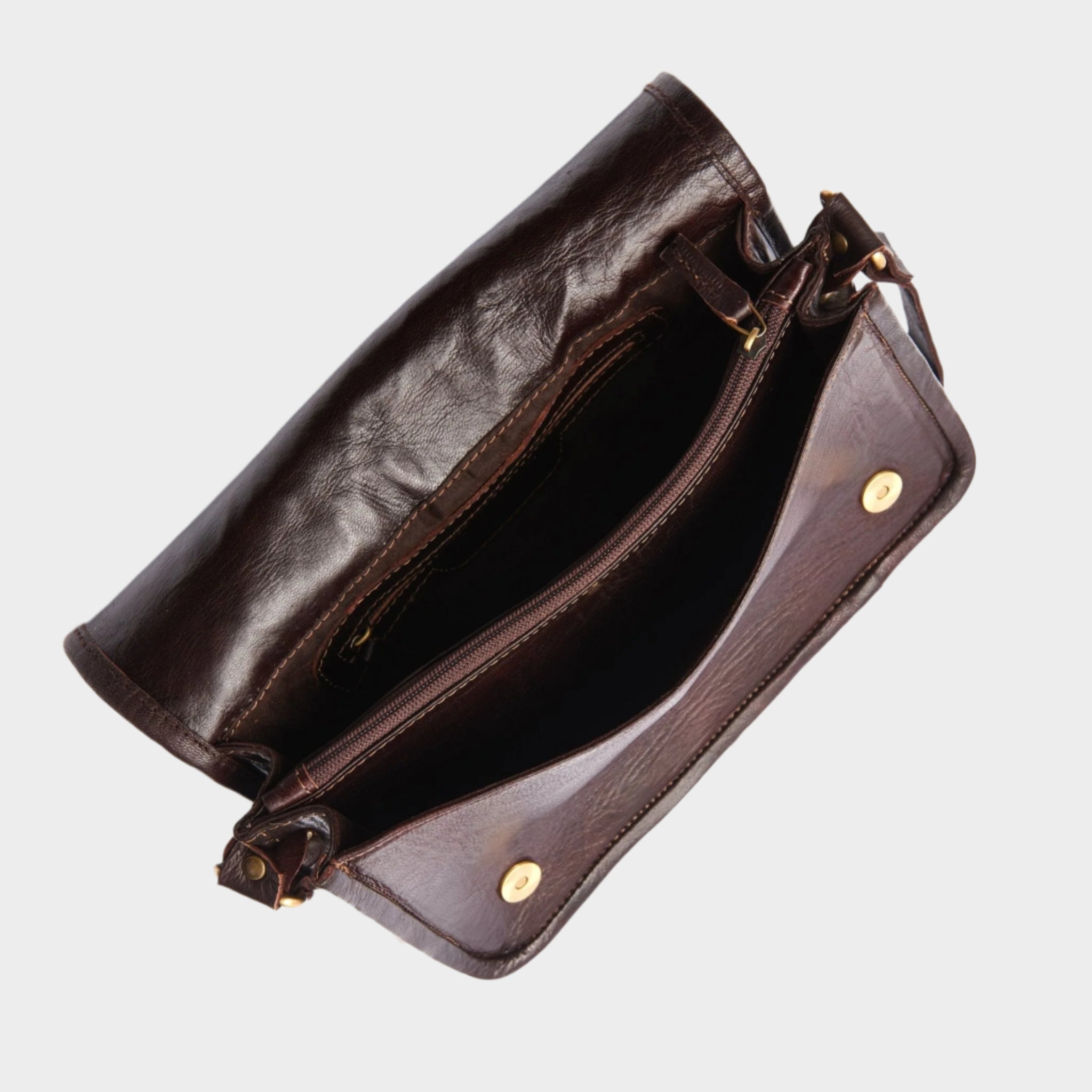 Charlotte Dark Brown Woven Leather Shoulder Bag - Artisan Stories