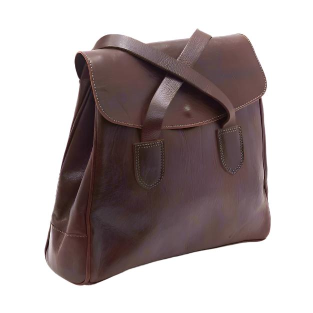 convertible leather backpack uk Convertible Leather Tote Backpack Cleo In Chocolate Brown