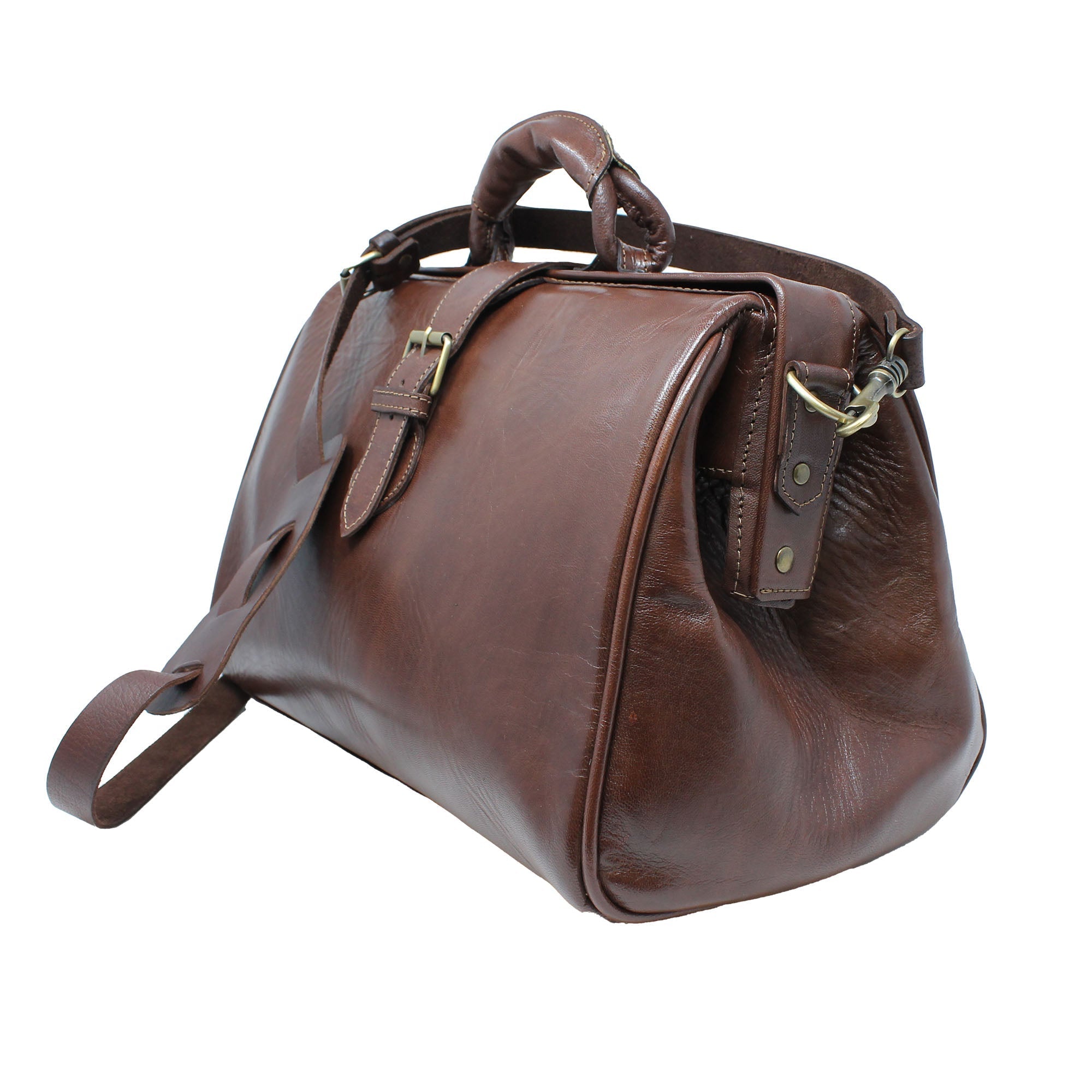 Dark brown Doctor Bag - Artisan Stories