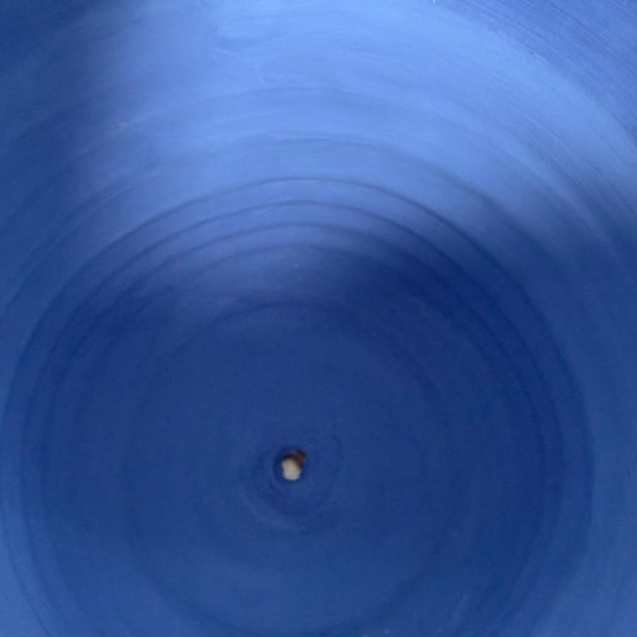 Moroccan Tadelakt Plant Pot with Saucer – Handcrafted Artisan Planter