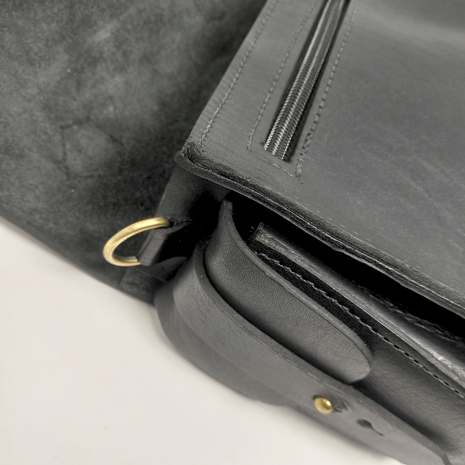 Flora Leather Handbag Black - Artisan Stories