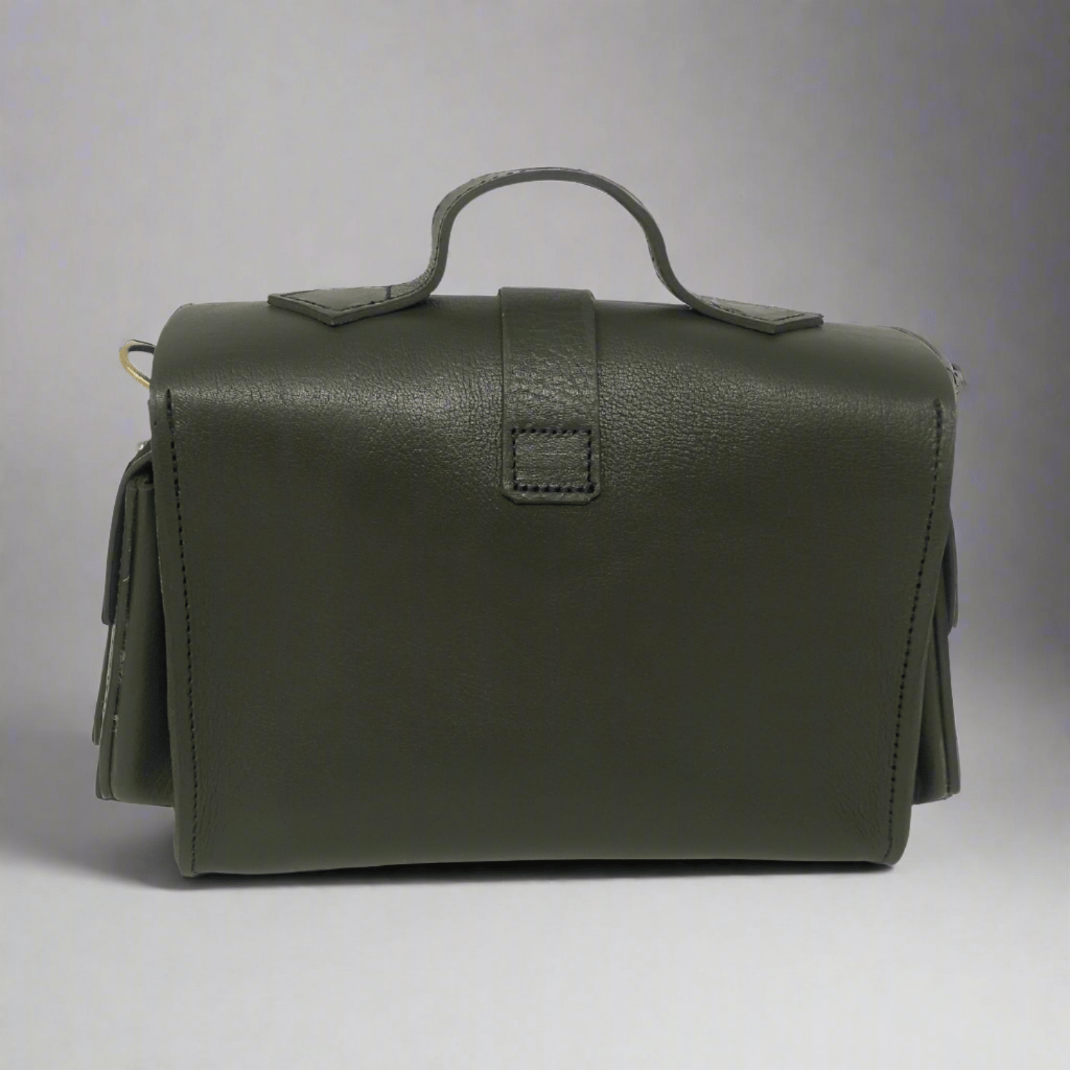 Flora Leather Handbag - Green - Artisan Stories