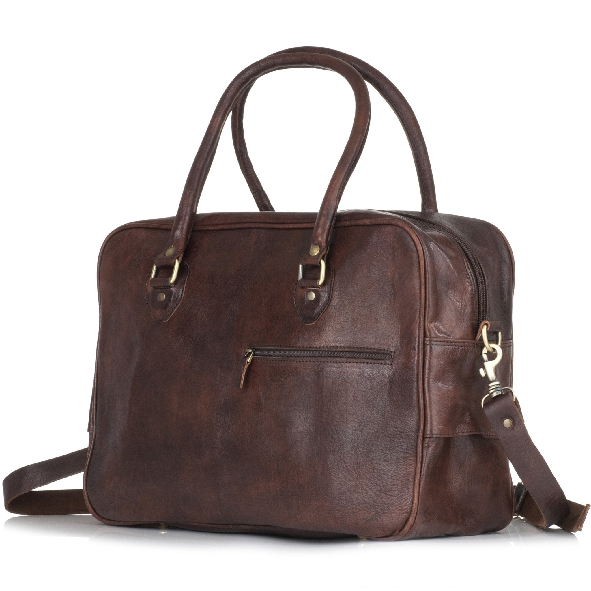Fred Overnight Bag - Chocolate - Artisan Stories