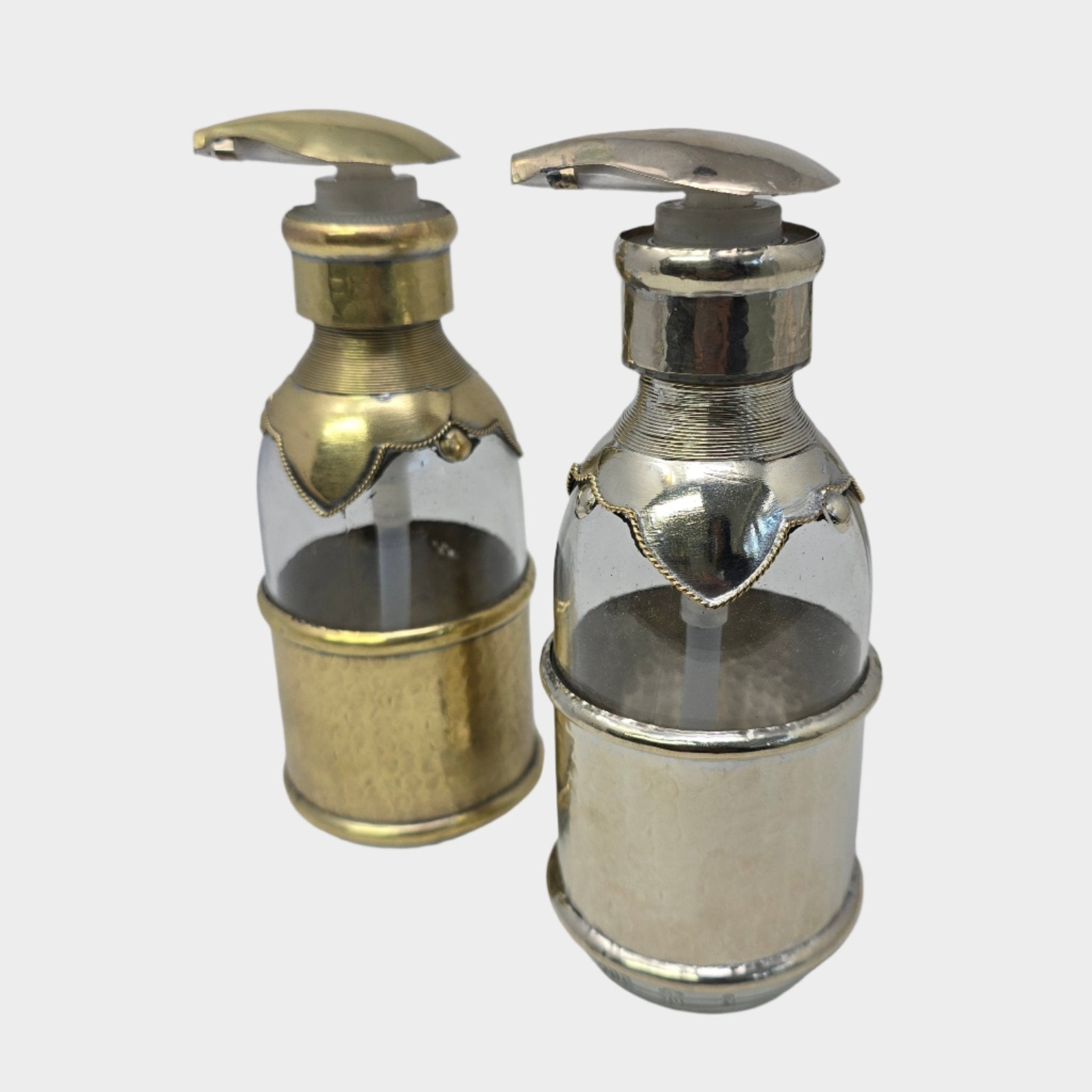 Hand - Hammered Moroccan Glass Soap Dispenser - Artisan Stories