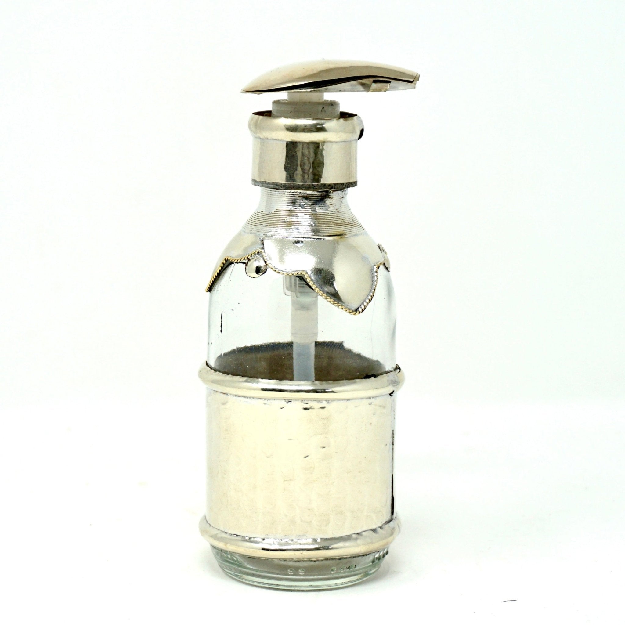 Hand - Hammered Moroccan Glass Soap Dispenser - Artisan Stories