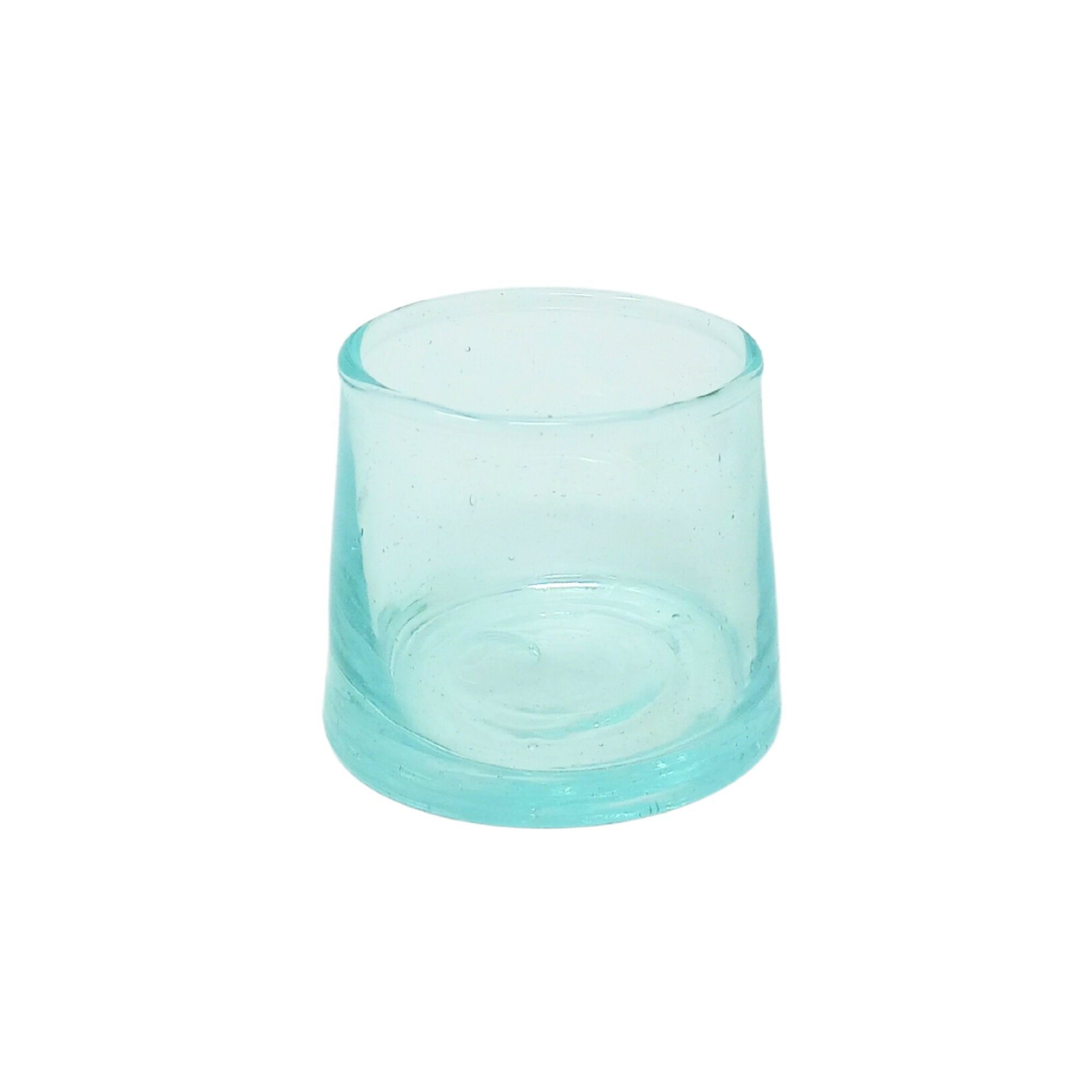 Inverted Recycled Drinking Glass Clear - Artisan Stories