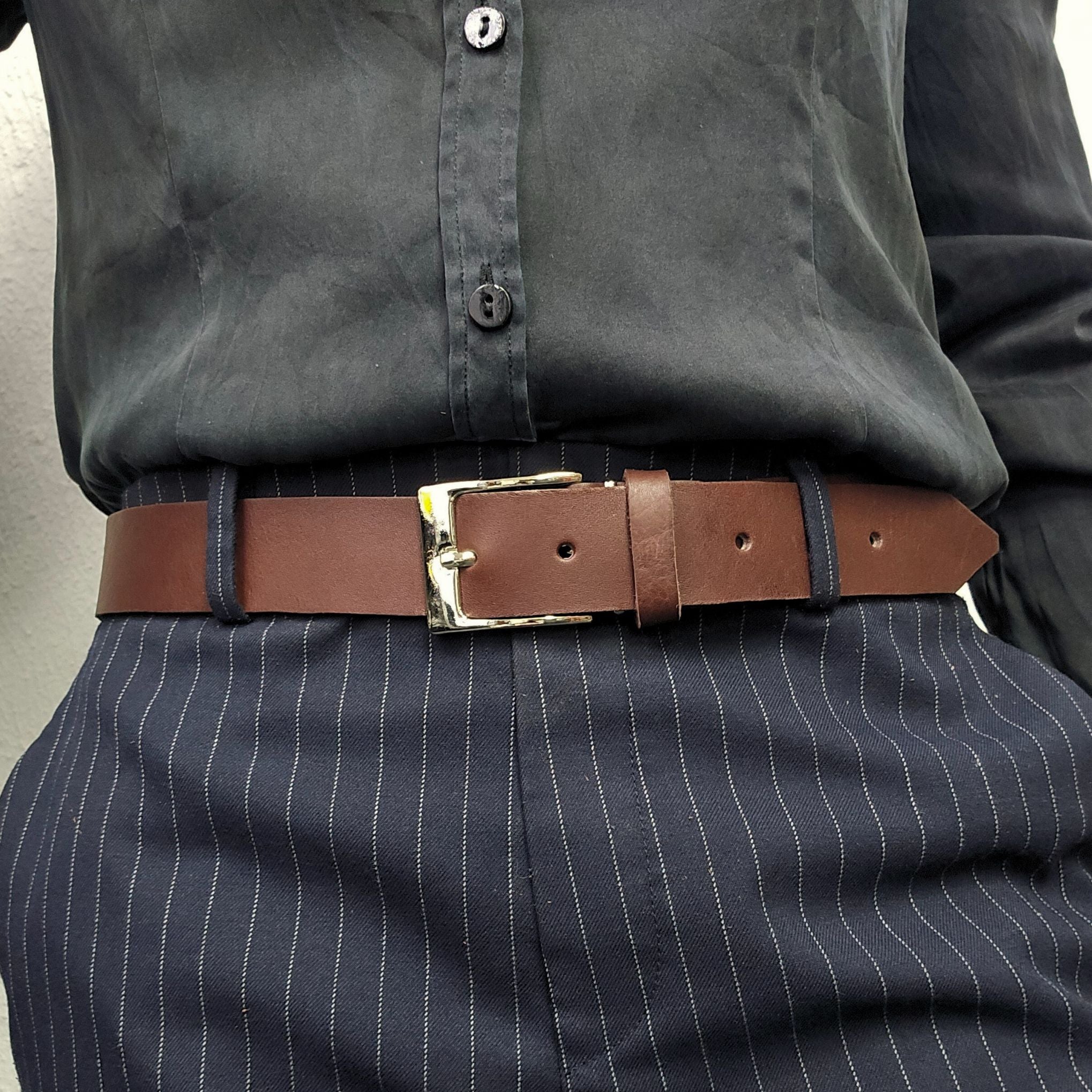 Leather classic belt - Artisan Stories